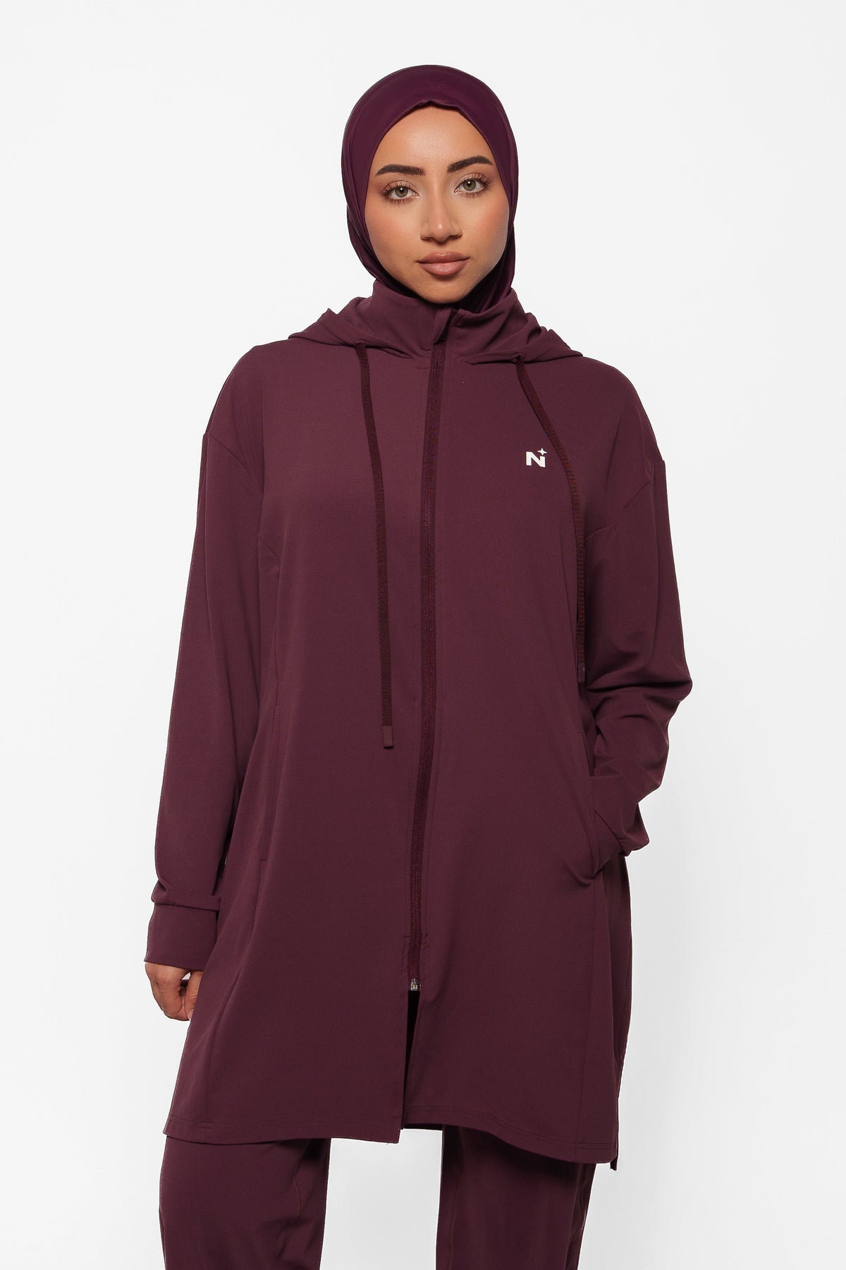 Essential Zip Jacket - Berry