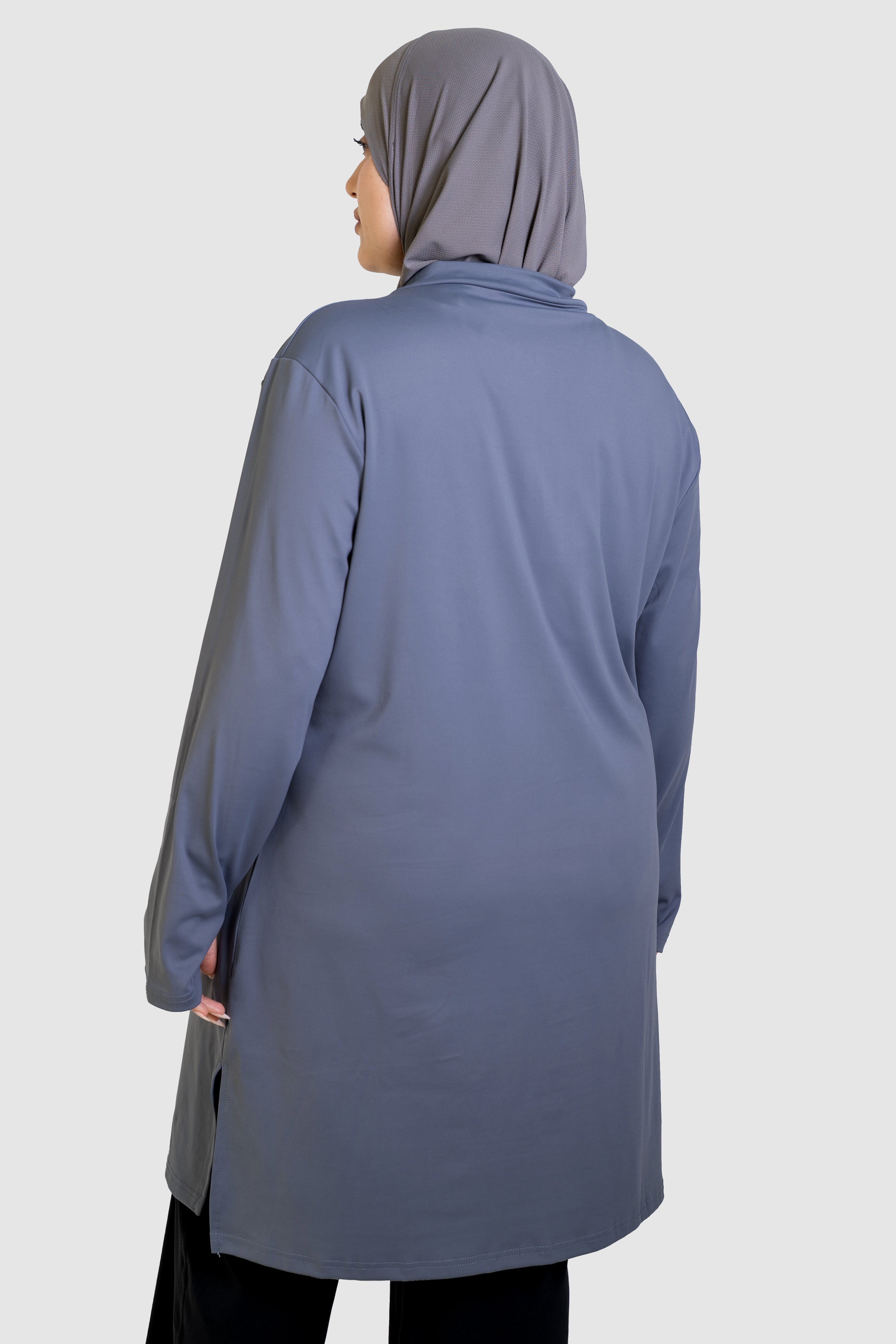 Active Ease Tunic - Grey Blue