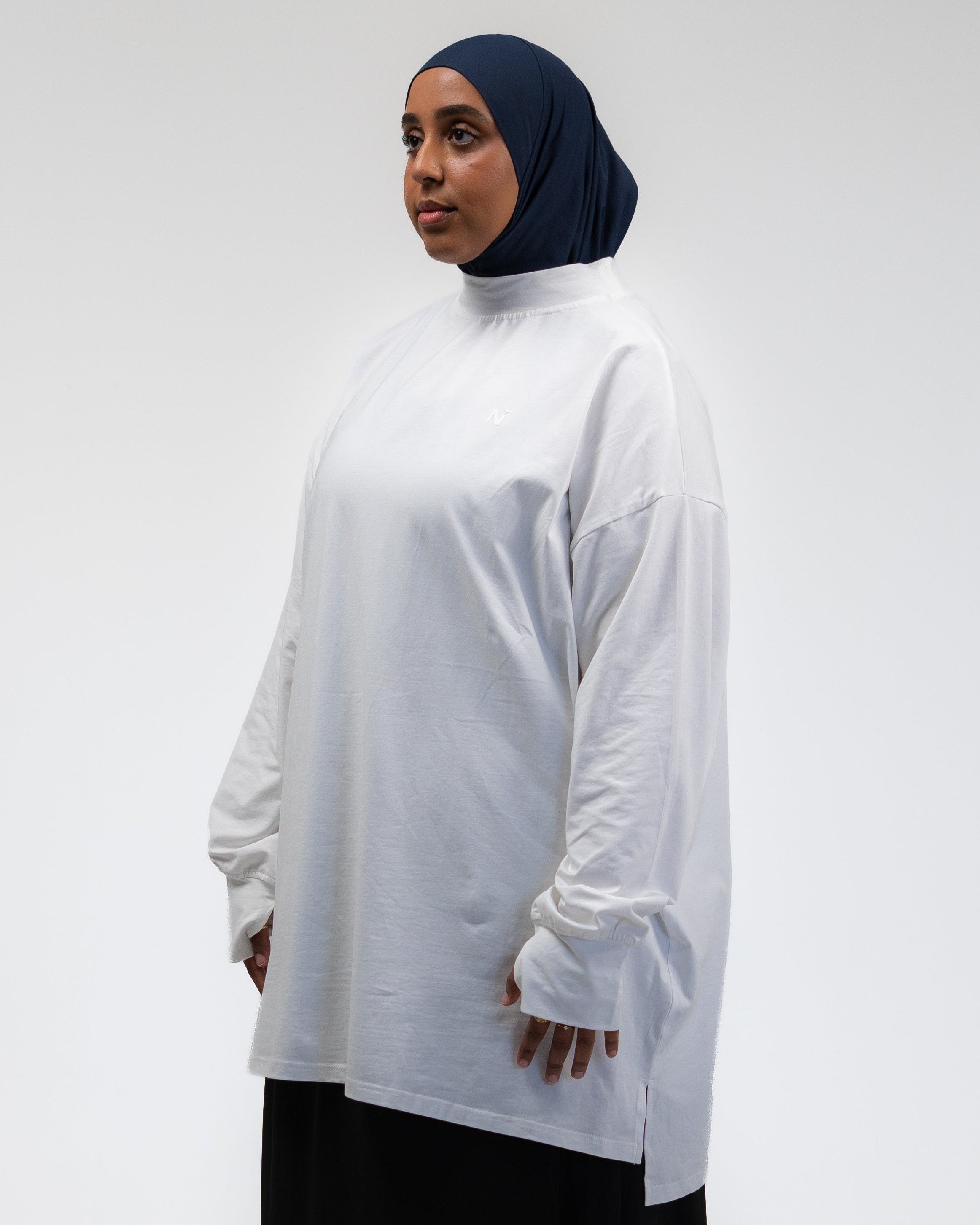 Cotton Flow Top - White