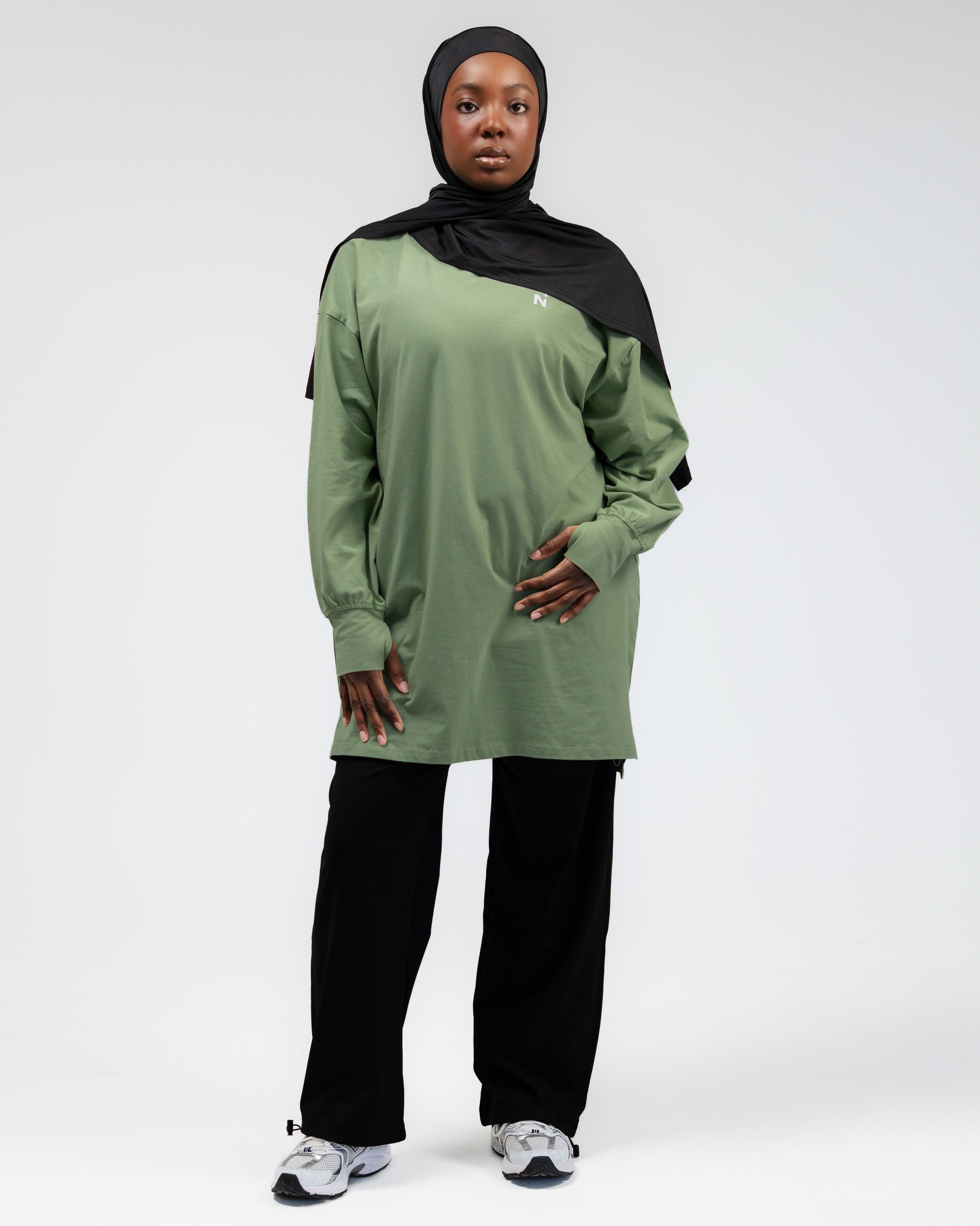 Cotton Flow Top - Leaf