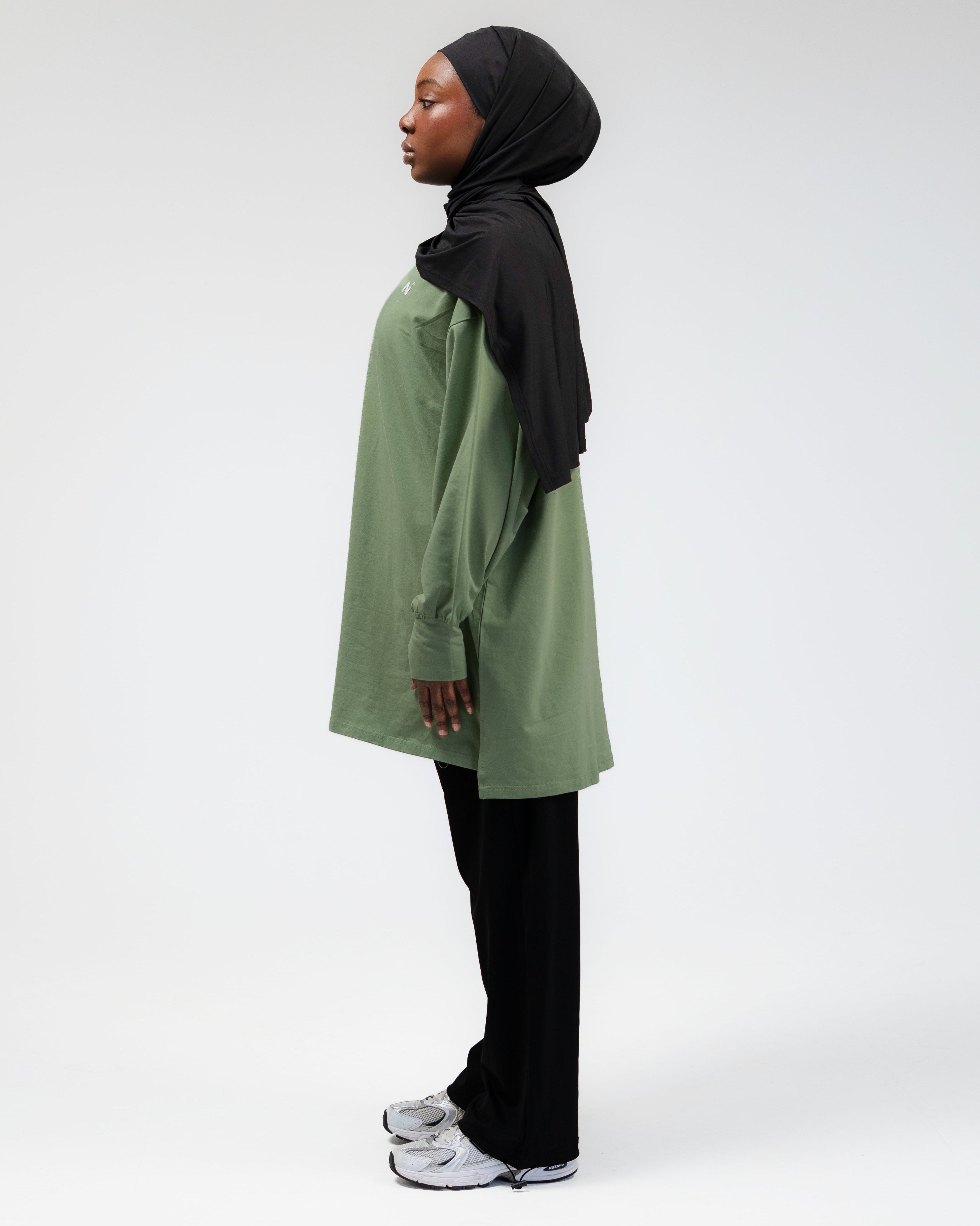 Cotton Flow Top - Leaf