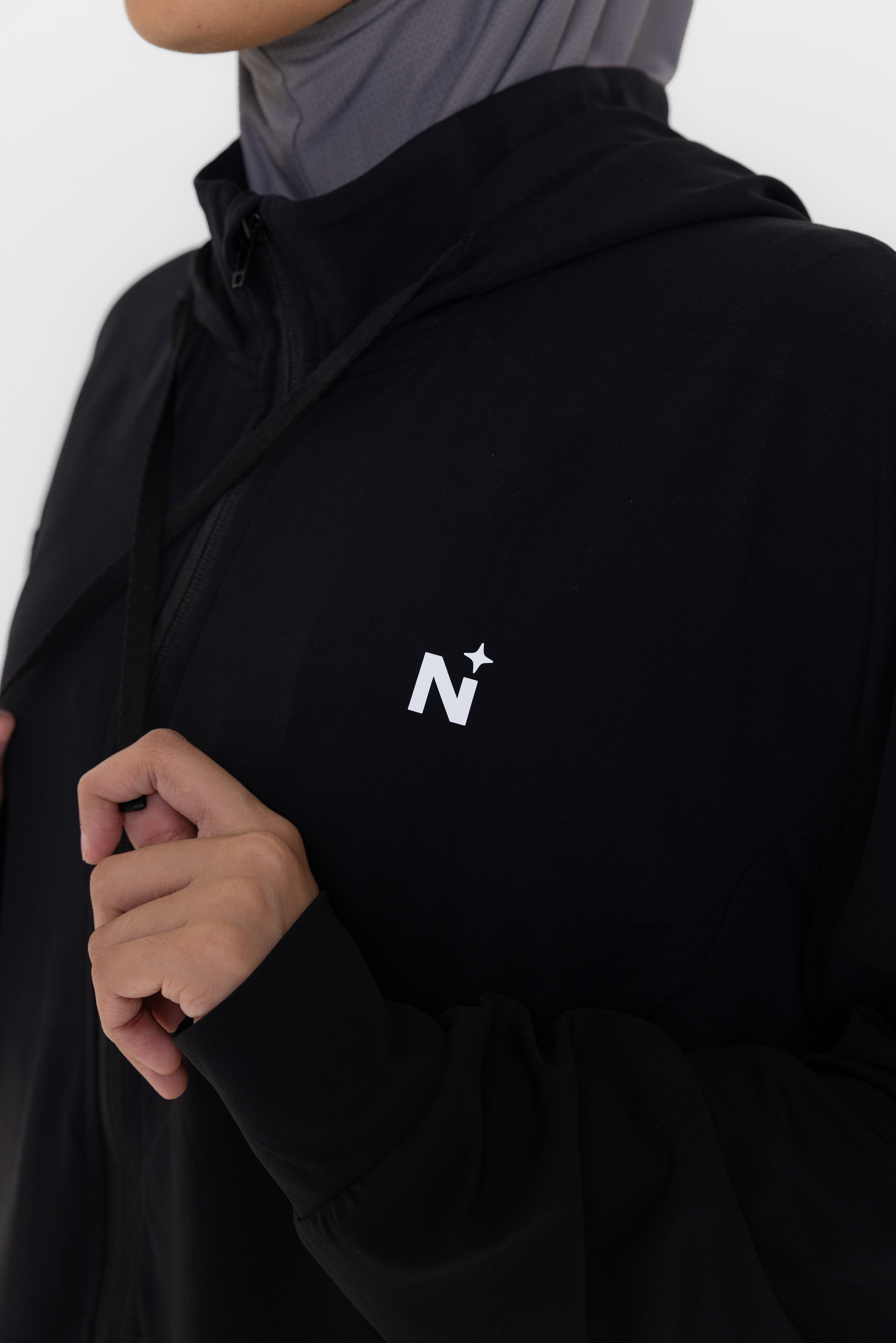 Essential Zip Jacket - Black