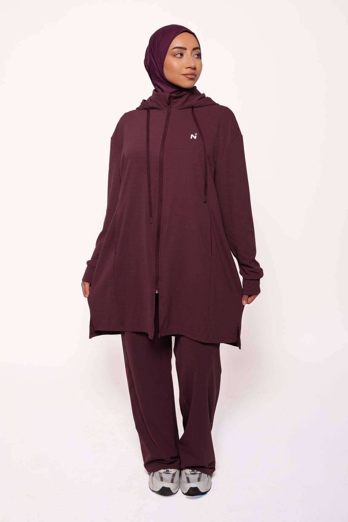 Essential Zip Jacket - Berry