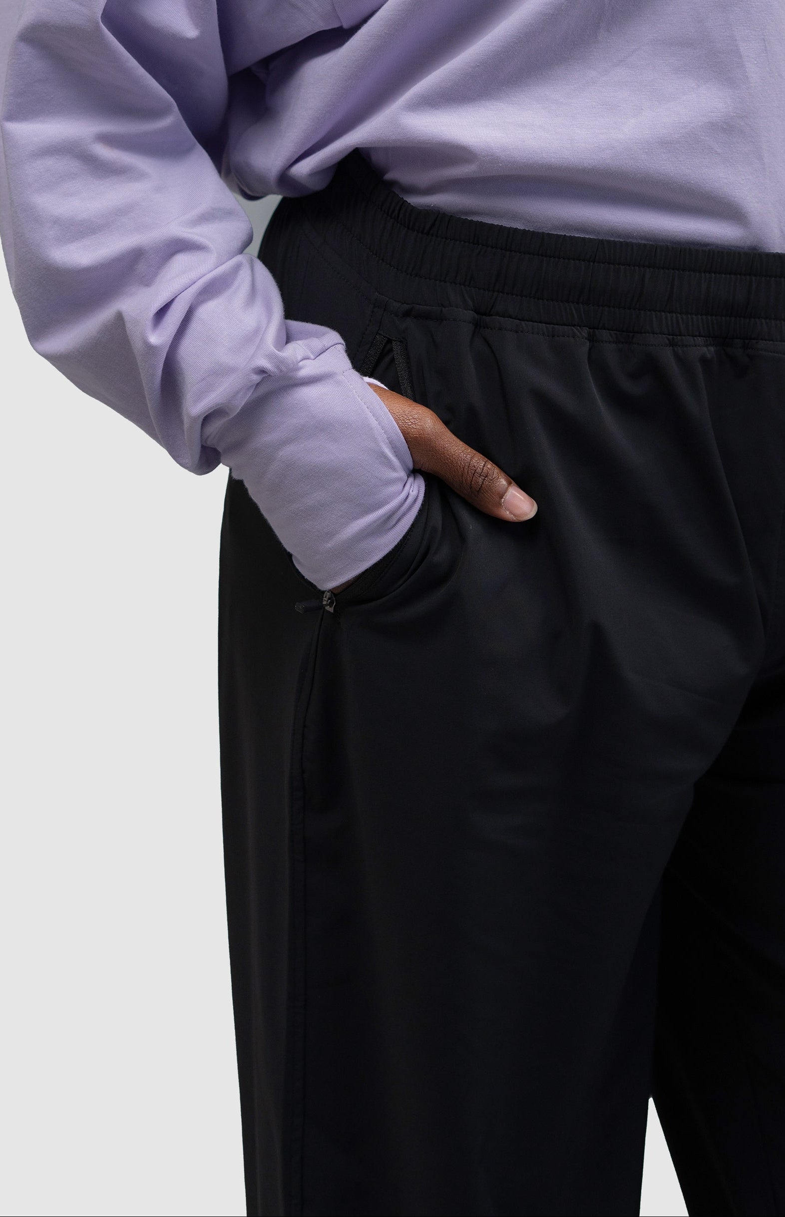 Wide Cover Jogger - Black