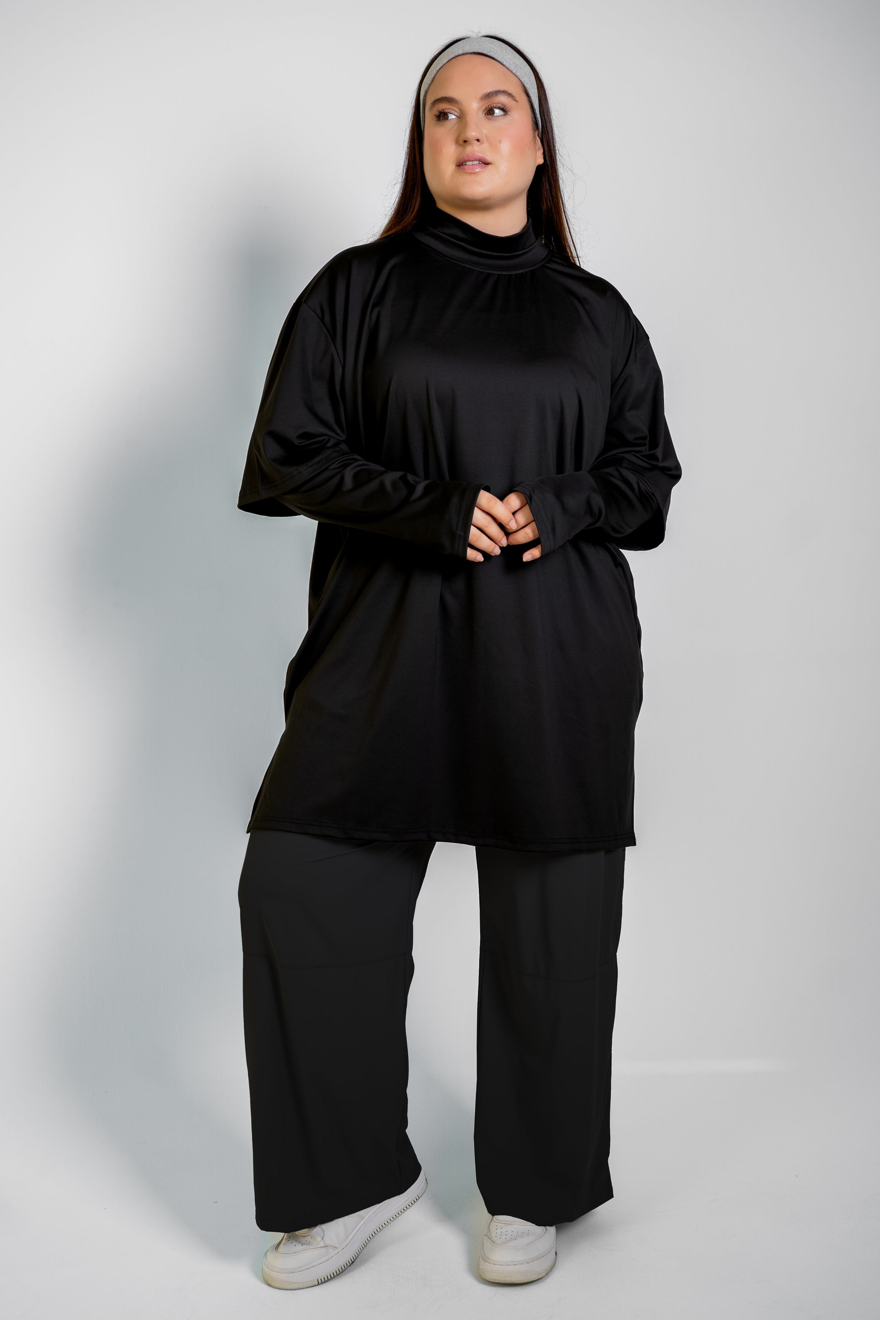 Wide Cover Jogger - Black