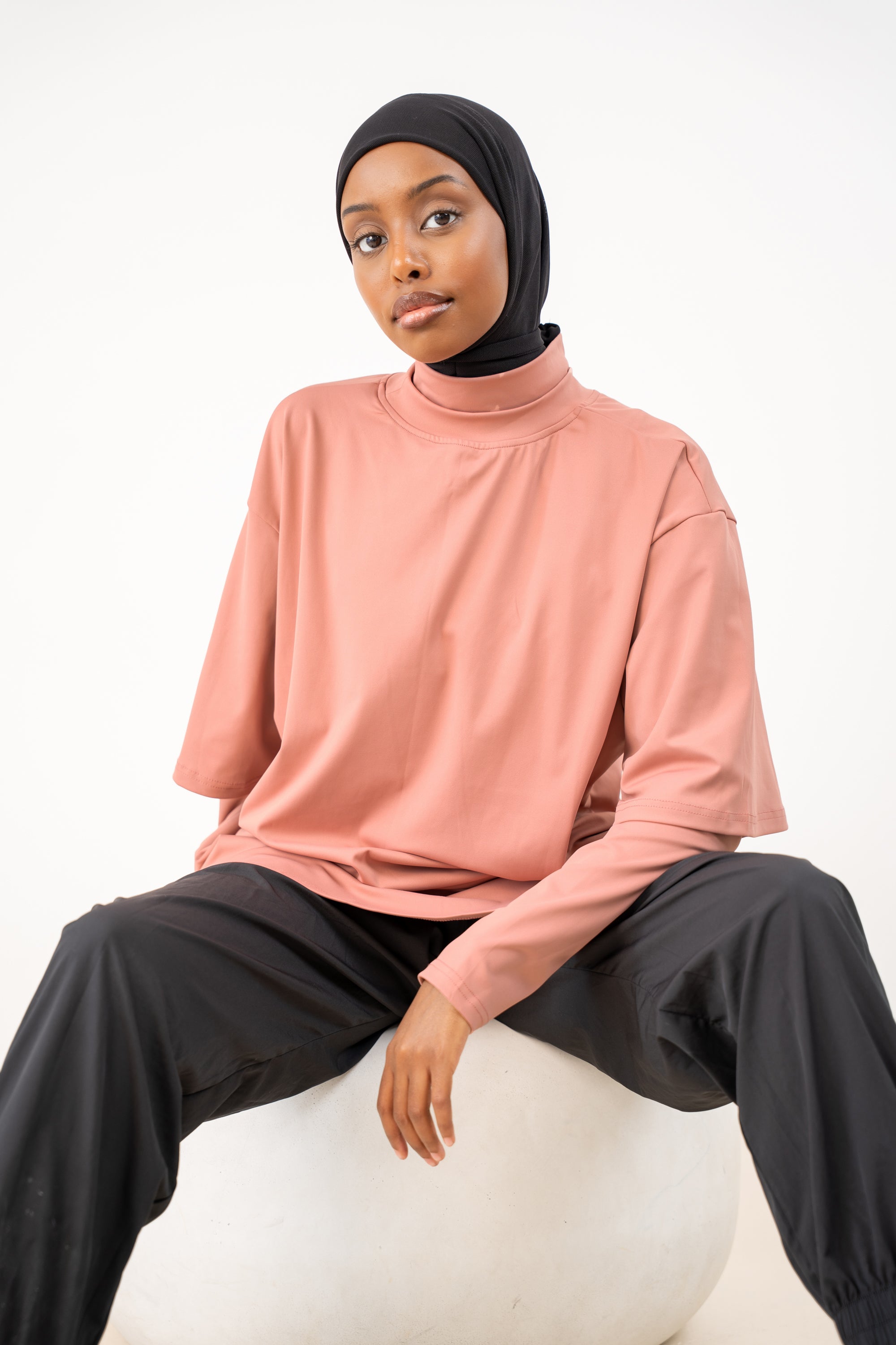 One Base Tee - Rose