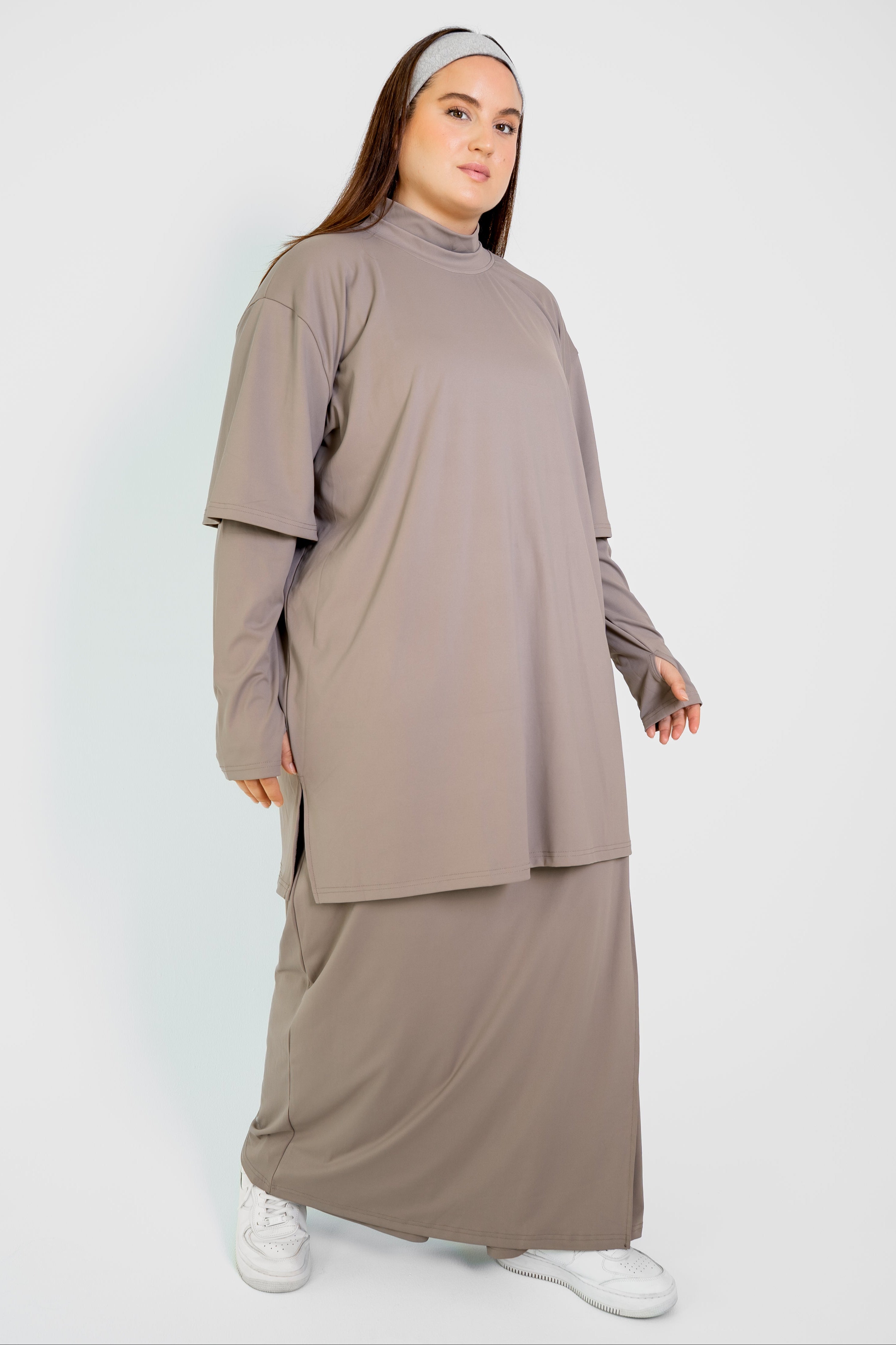 Active Jog-Skirt - Greige