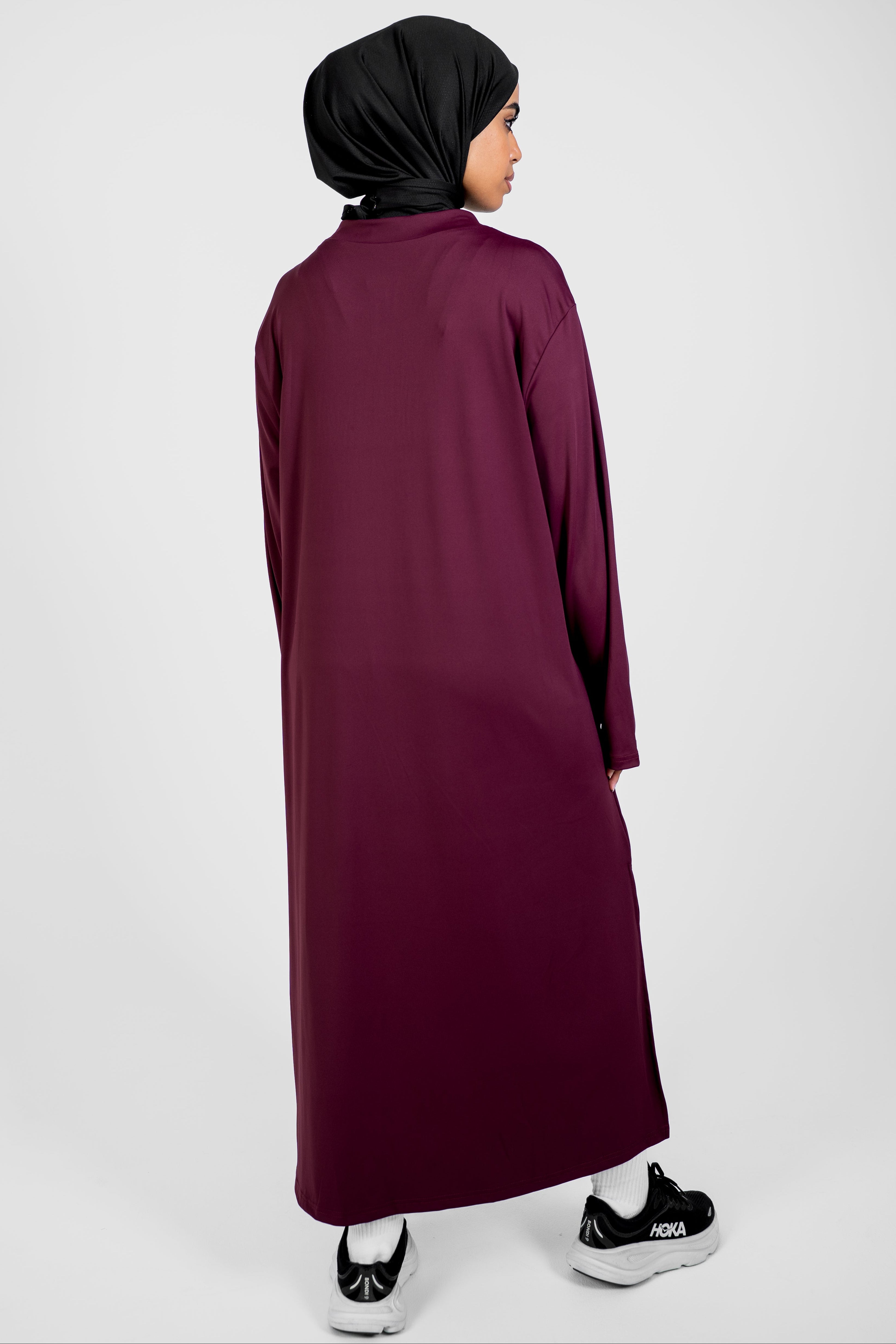 Sport Abaya - Plum