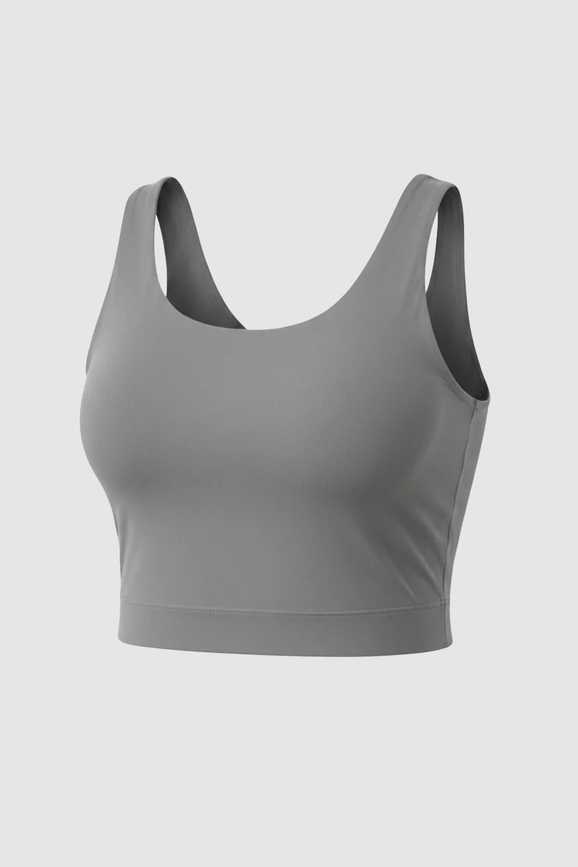 Seamless Sports Bra - Stone