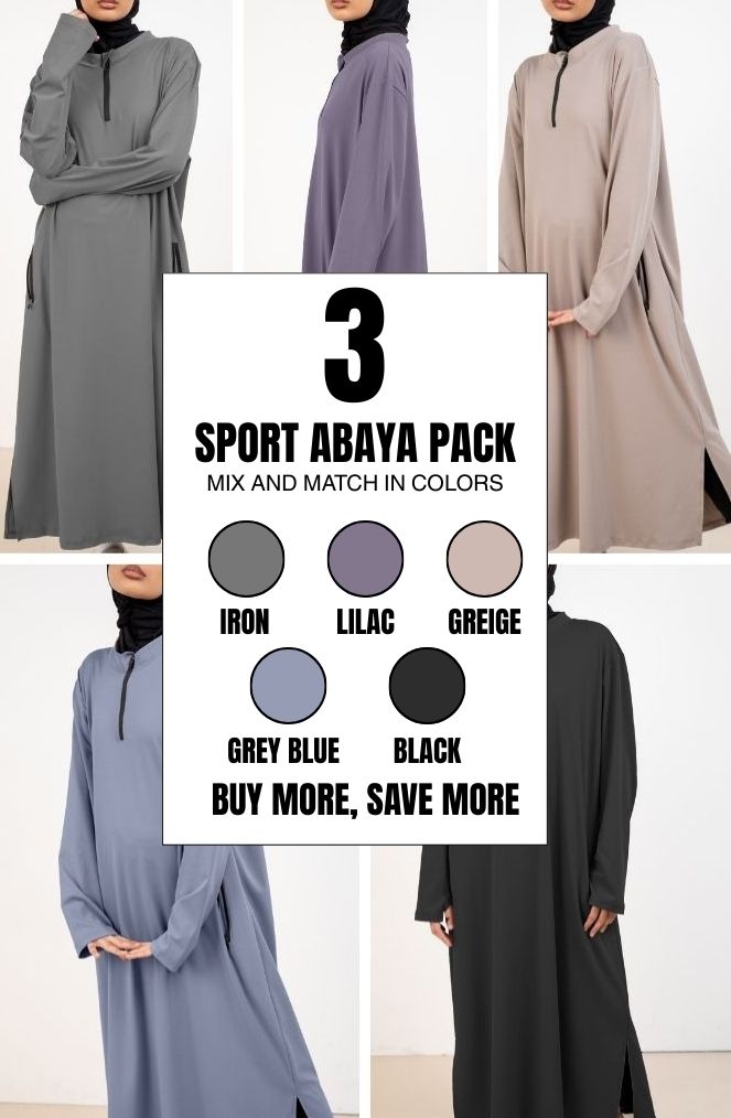 SPORT ABAYA 3 PACK