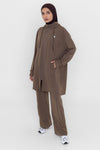 Essential Zip Jacket - Espresso