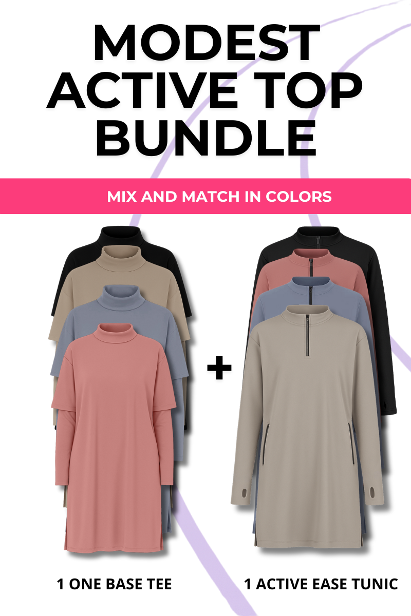 MODEST ACTIVE WEAR TOP BUNDLE