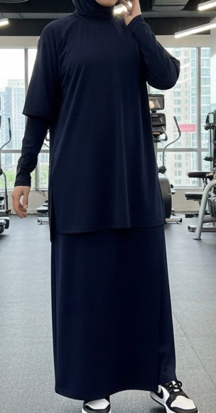 ACTIVE JOG-SKIRT NAVY