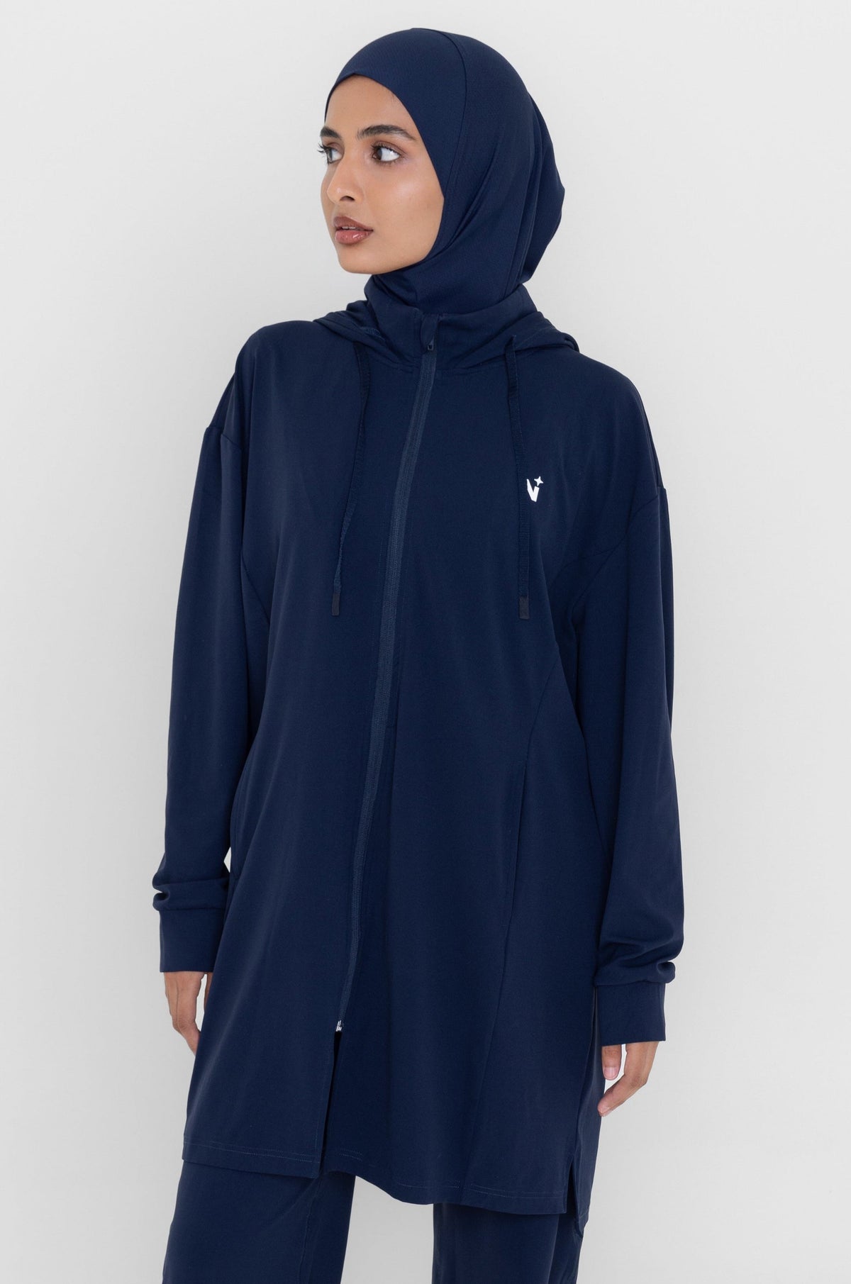 Essential Zip Jacket - Navy 