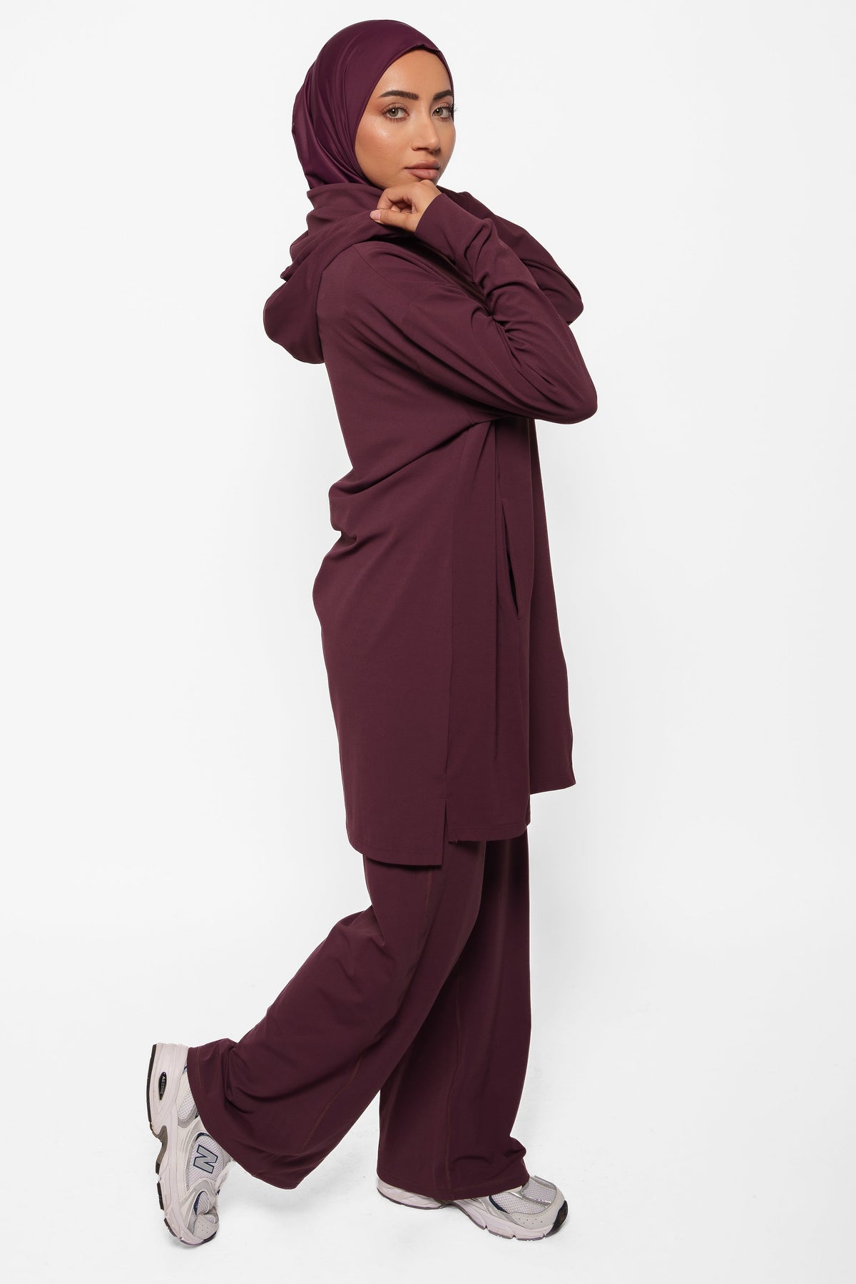 Essential Zip Jacket - Berry