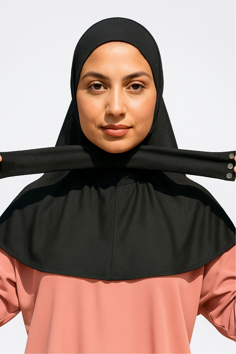 INSTANT SPORT HIJAB - BLACK