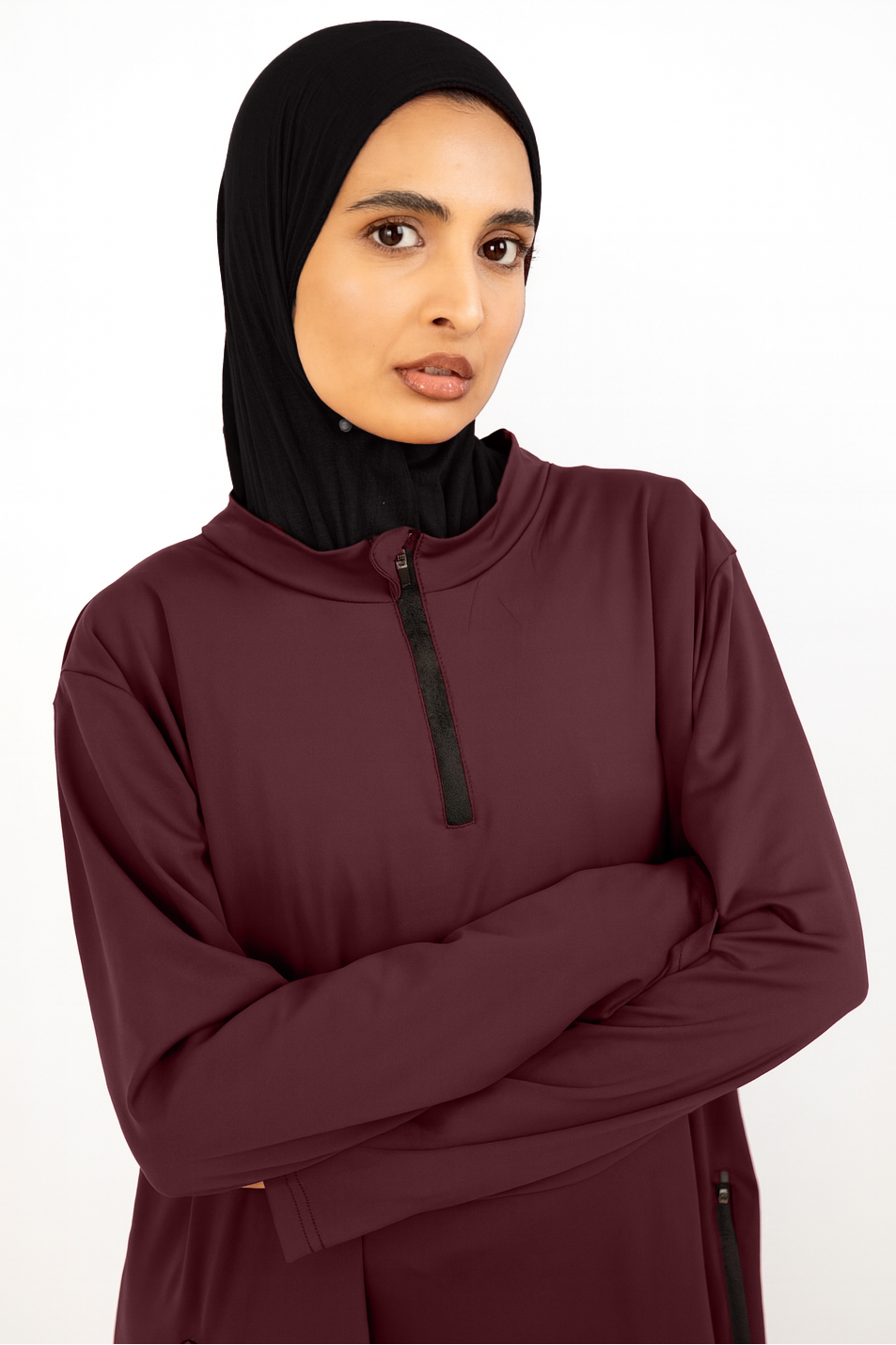 ACTIVE EASE TUNIC PLUM