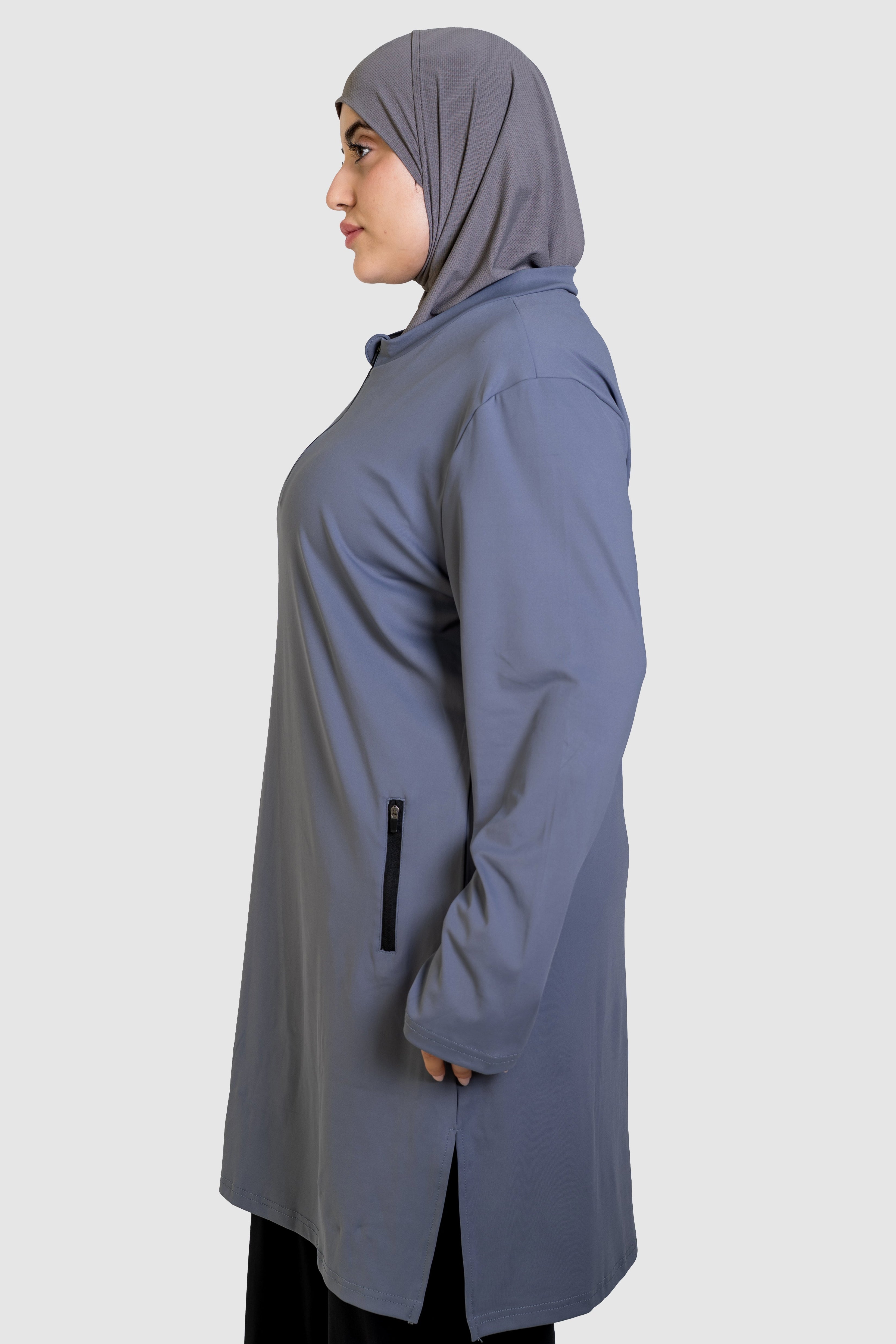 Active Ease Tunic - Grey Blue