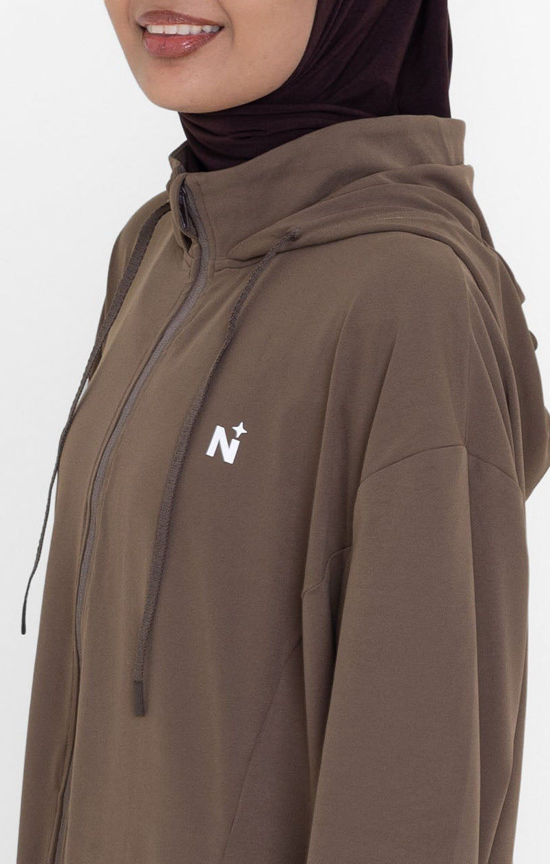Essential Zip Jacket - Espresso