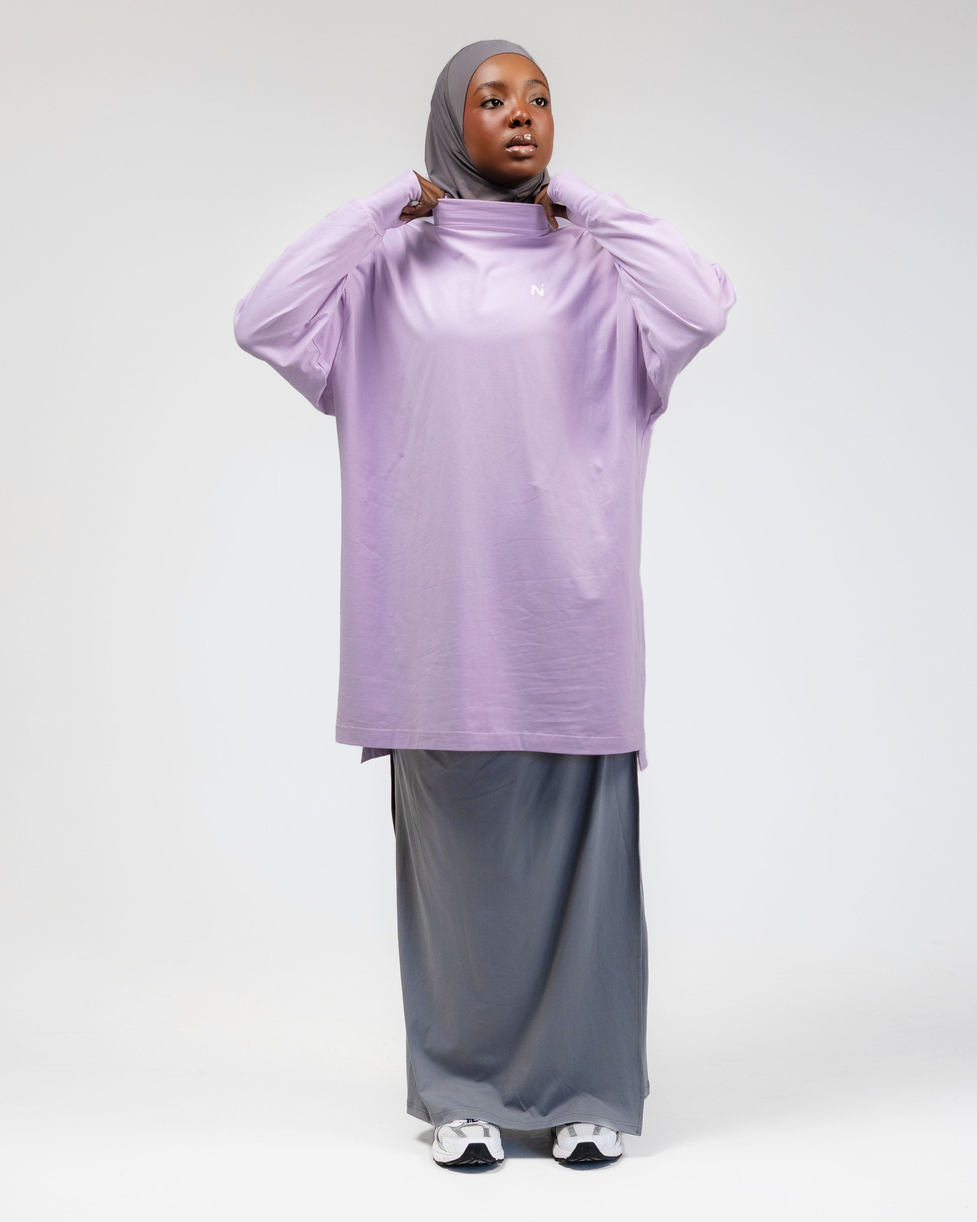 Cotton Flow Top - Lavender