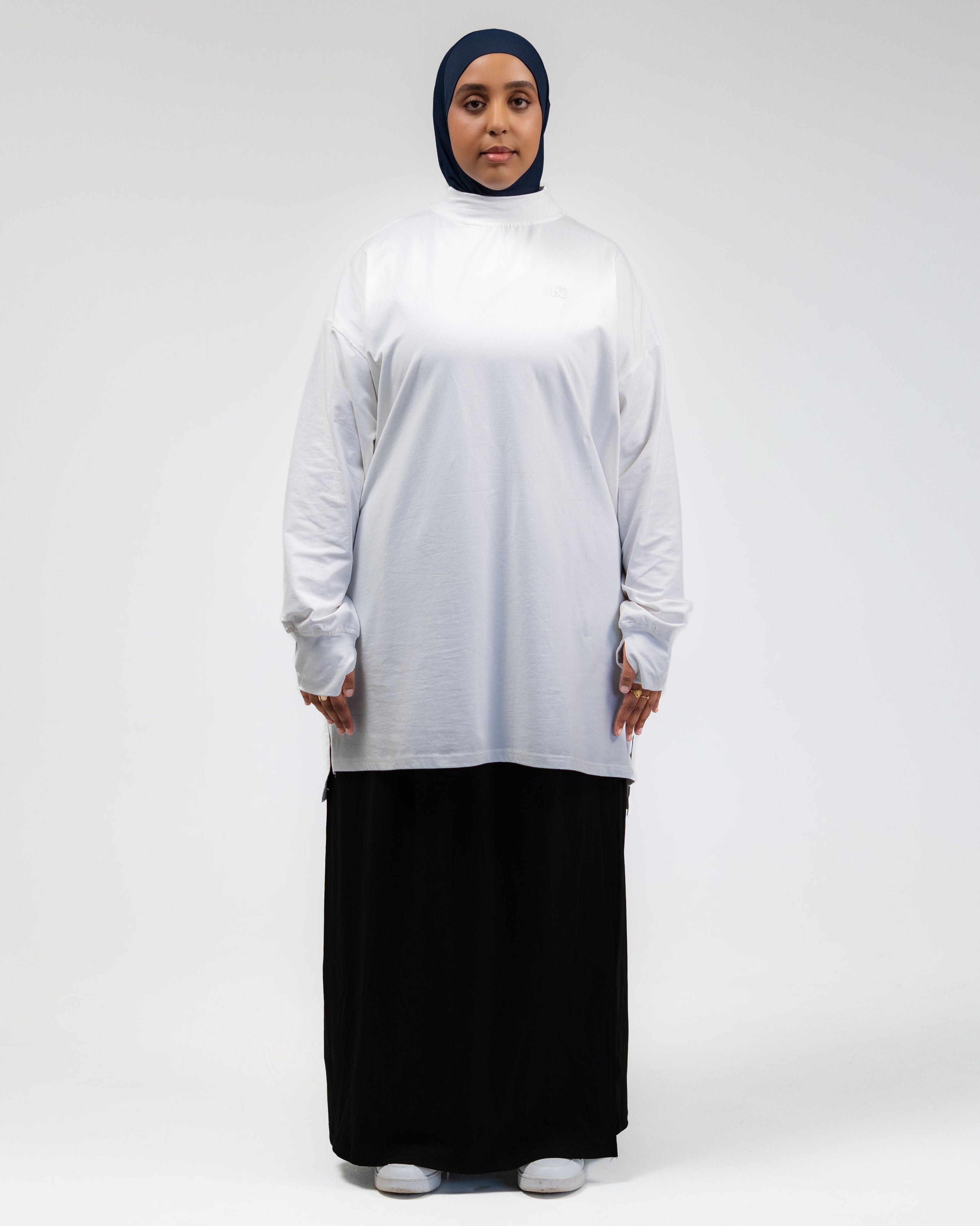 Cotton Flow Top - White