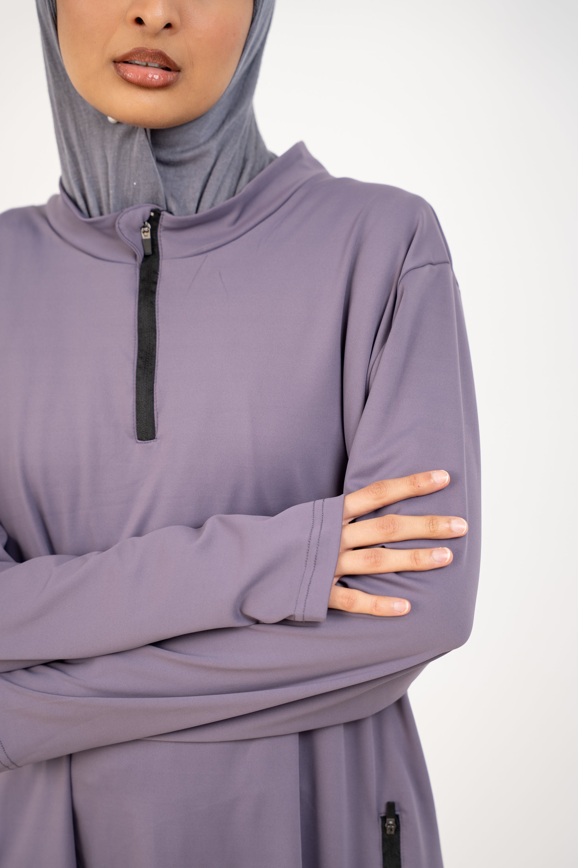 ACTIVE EASE TUNIC LILAC 