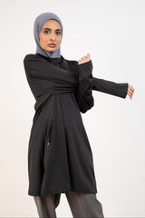ACTIVE EASE TUNIC BLACK 