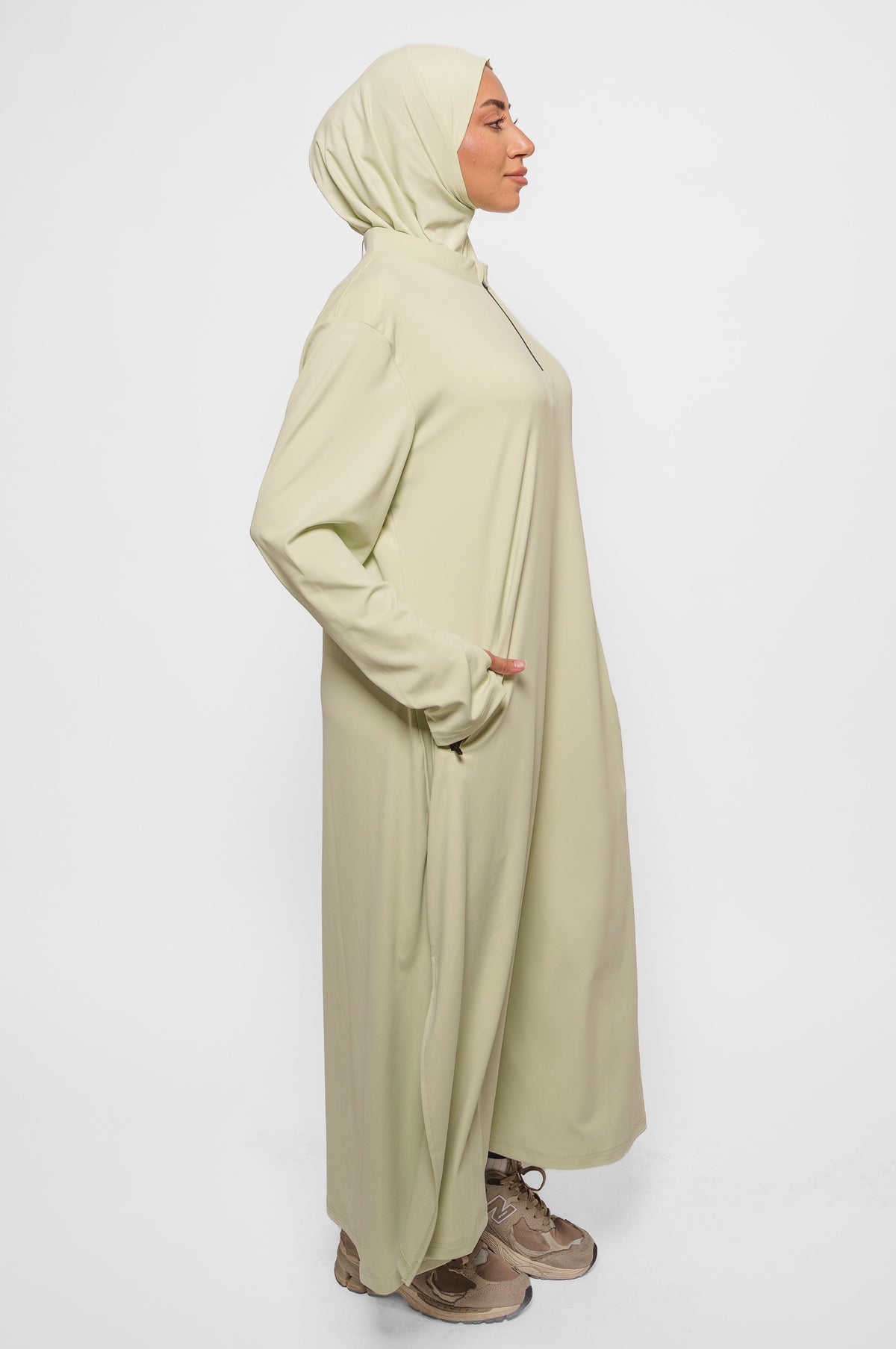 Sport Abaya - Sage Green