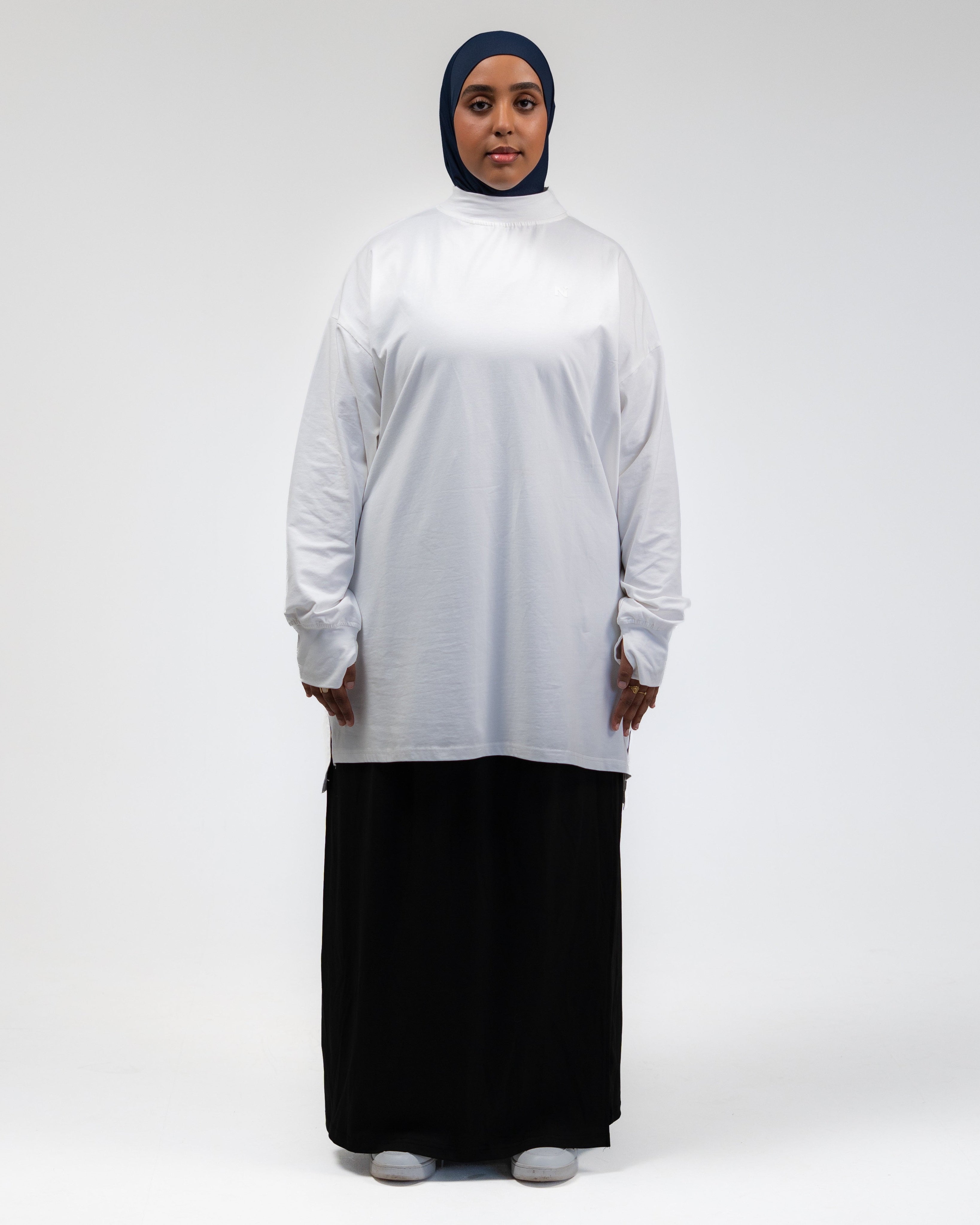 Cotton Flow Top - White