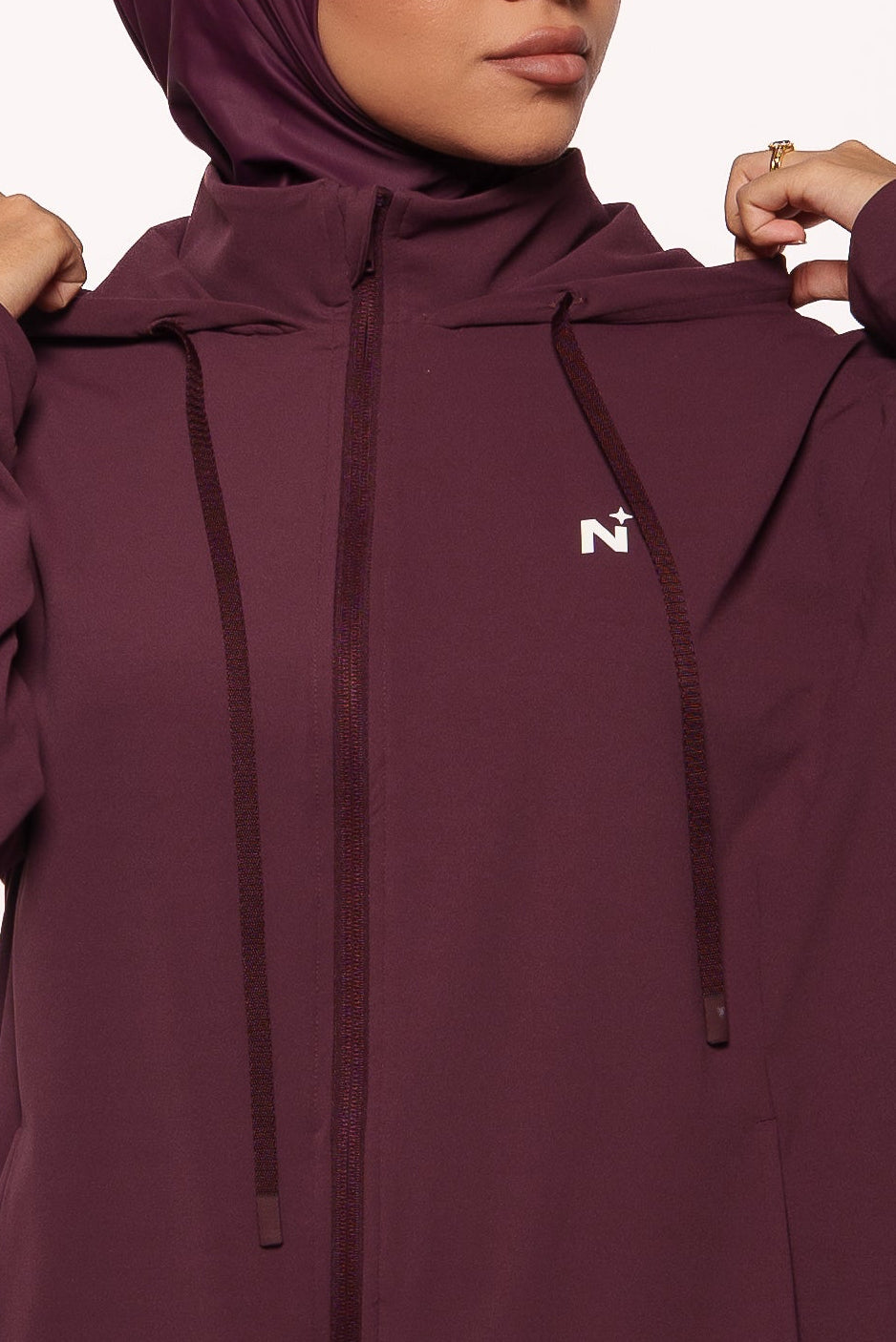 Essential Zip Jacket - Berry