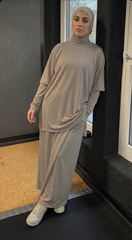 ACTIVE JOG-SKIRT GREIGE 