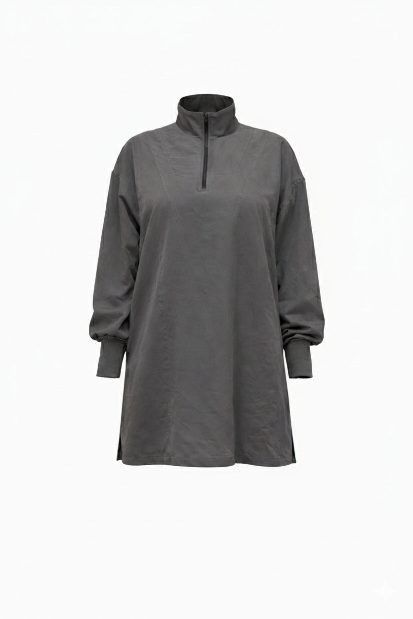 LIGHT WEIGHT ACTIVE TOP DARK GREY