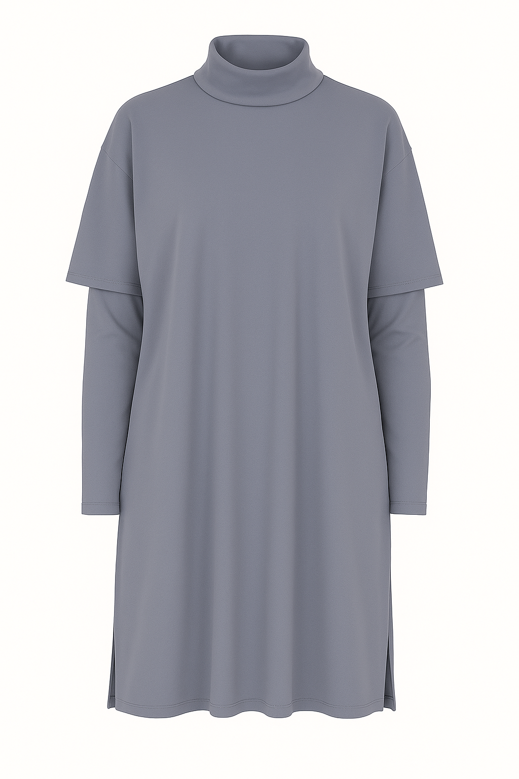 ONE BASE TEE GREY BLUE 