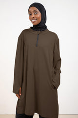 ACTIVE EASE TUNIC MOCHA