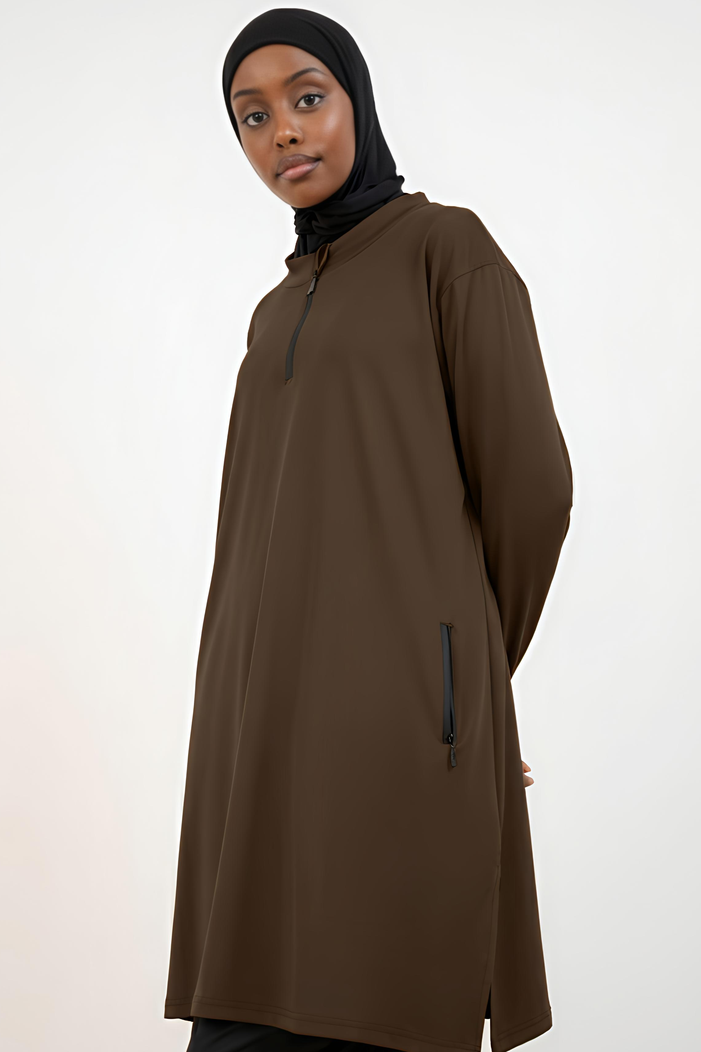 ACTIVE EASE TUNIC MOCHA