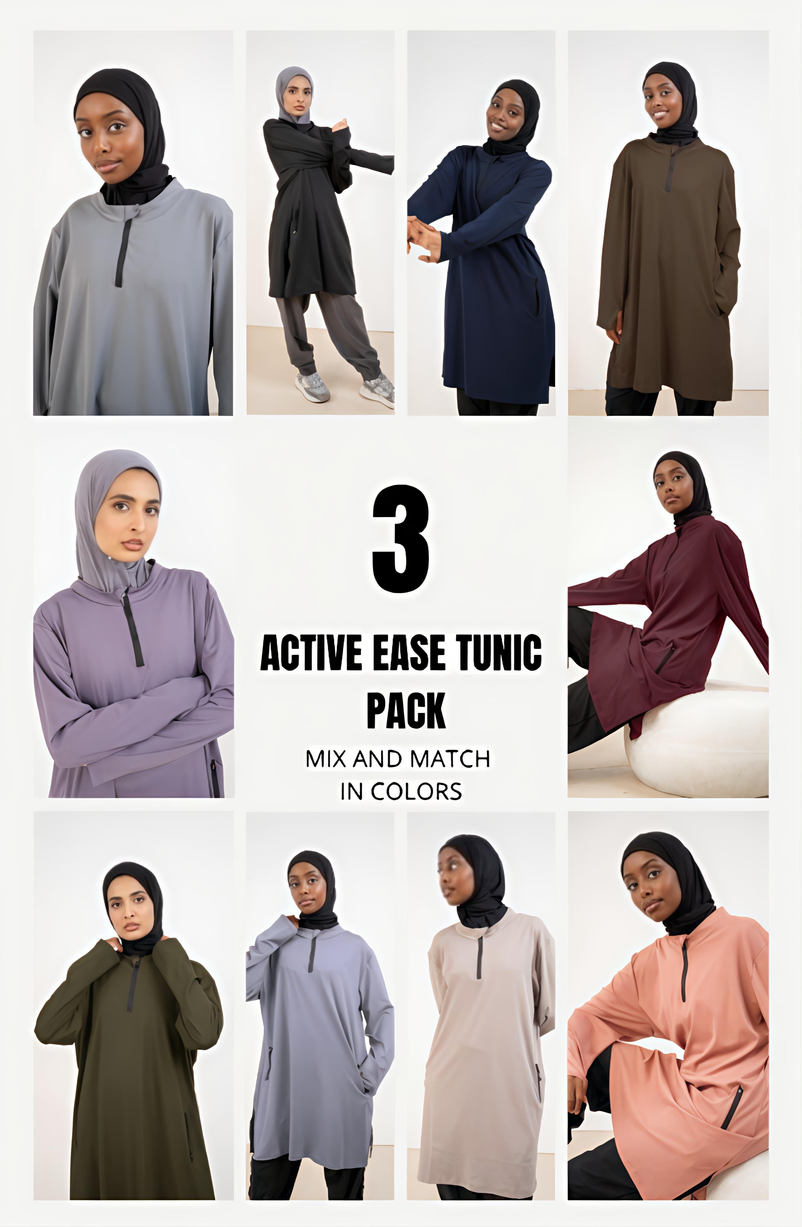 ACTIVE EASE TUNIC 3 PACK