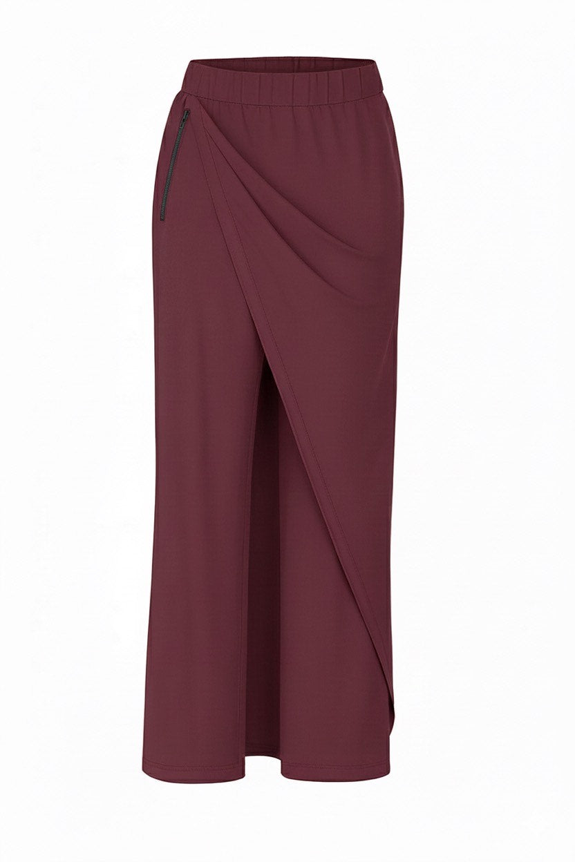 ACTIVE JOG-SKIRT PLUM