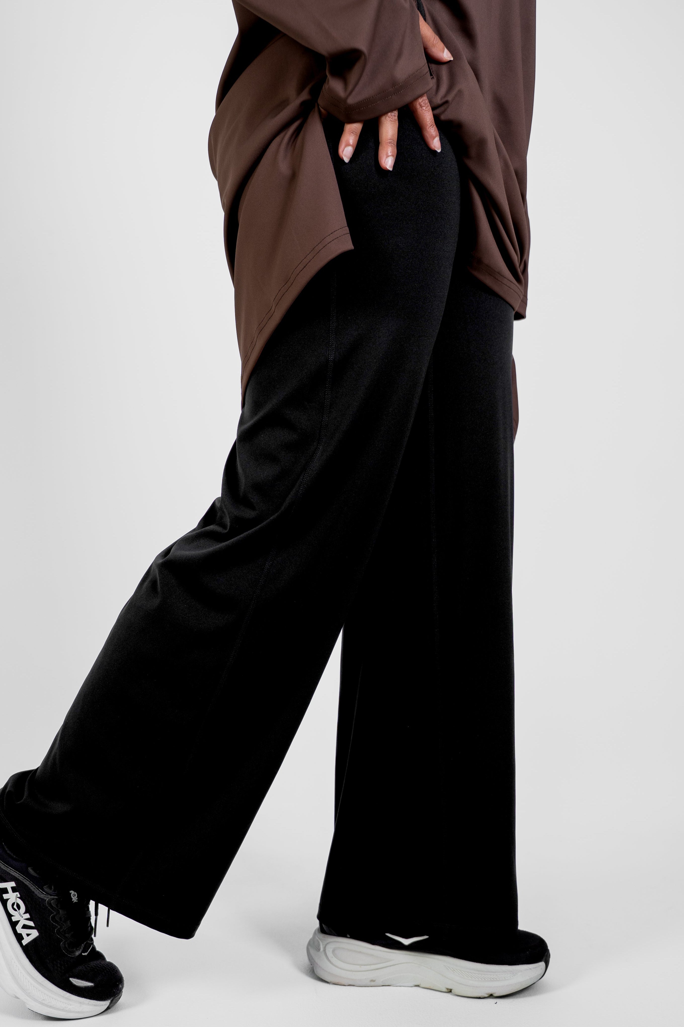 Straight Leg Legging - Black