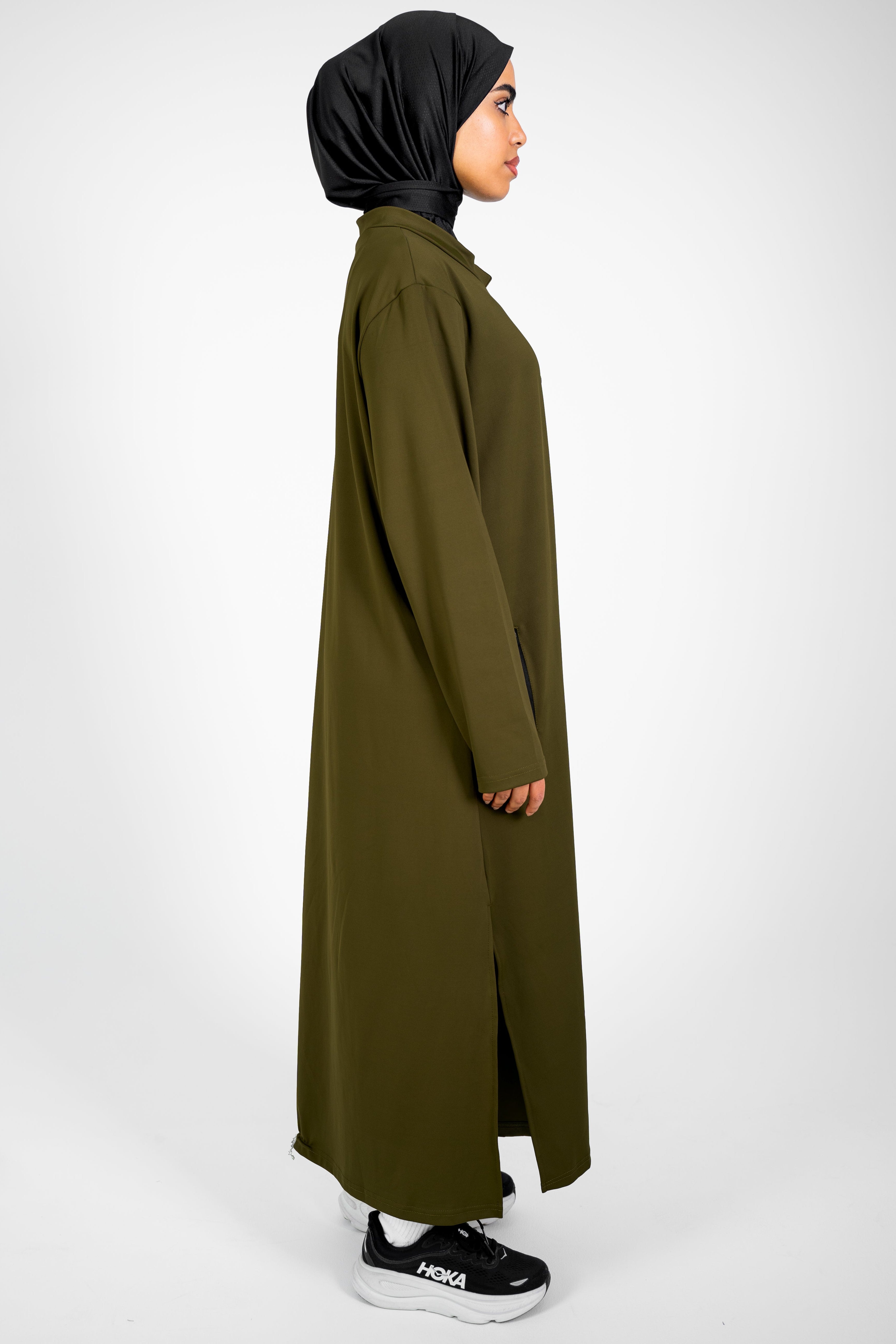 Sport Abaya - Olive