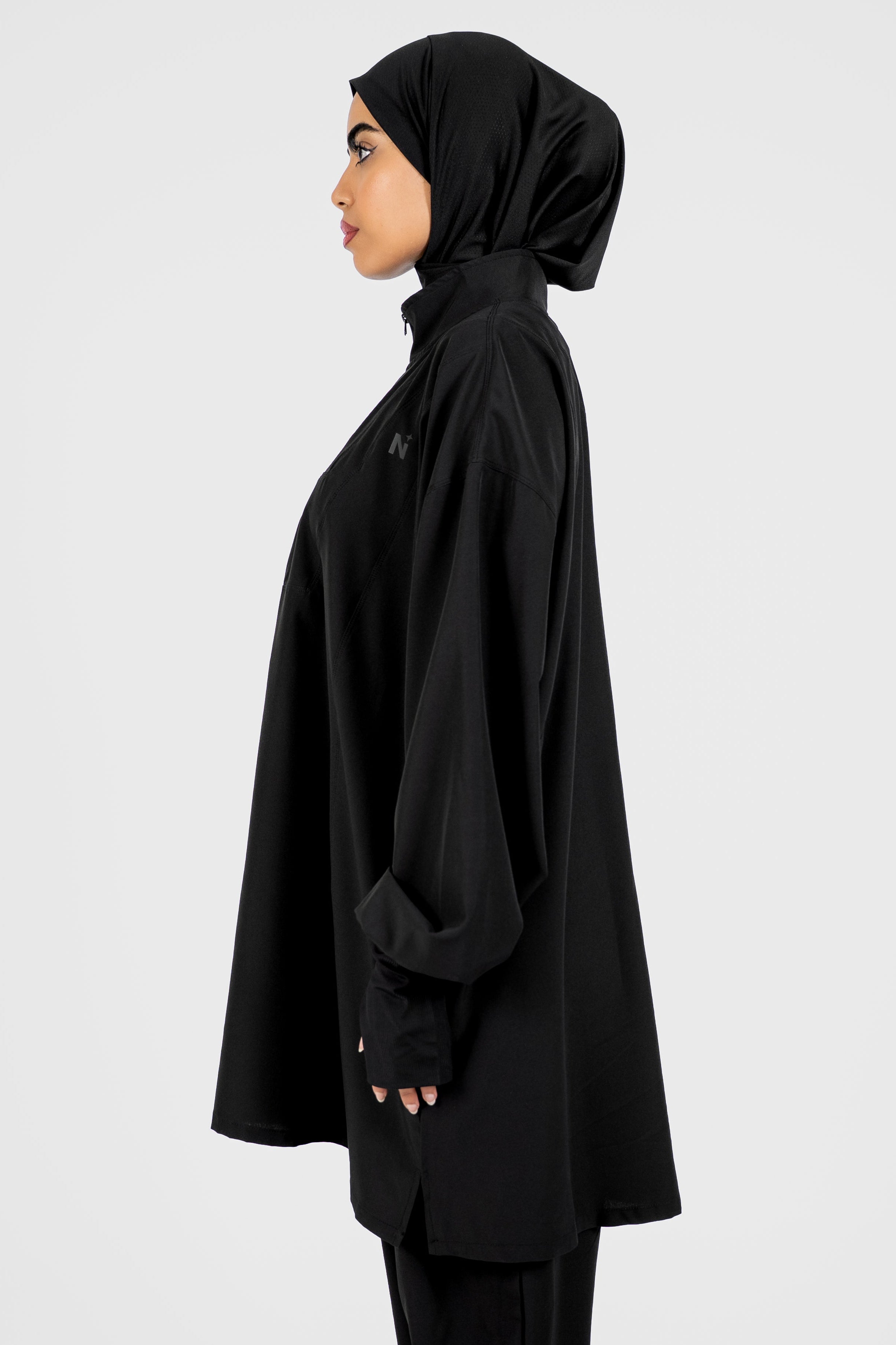 LIGHT WEIGHT ACTIVE TOP - BLACK