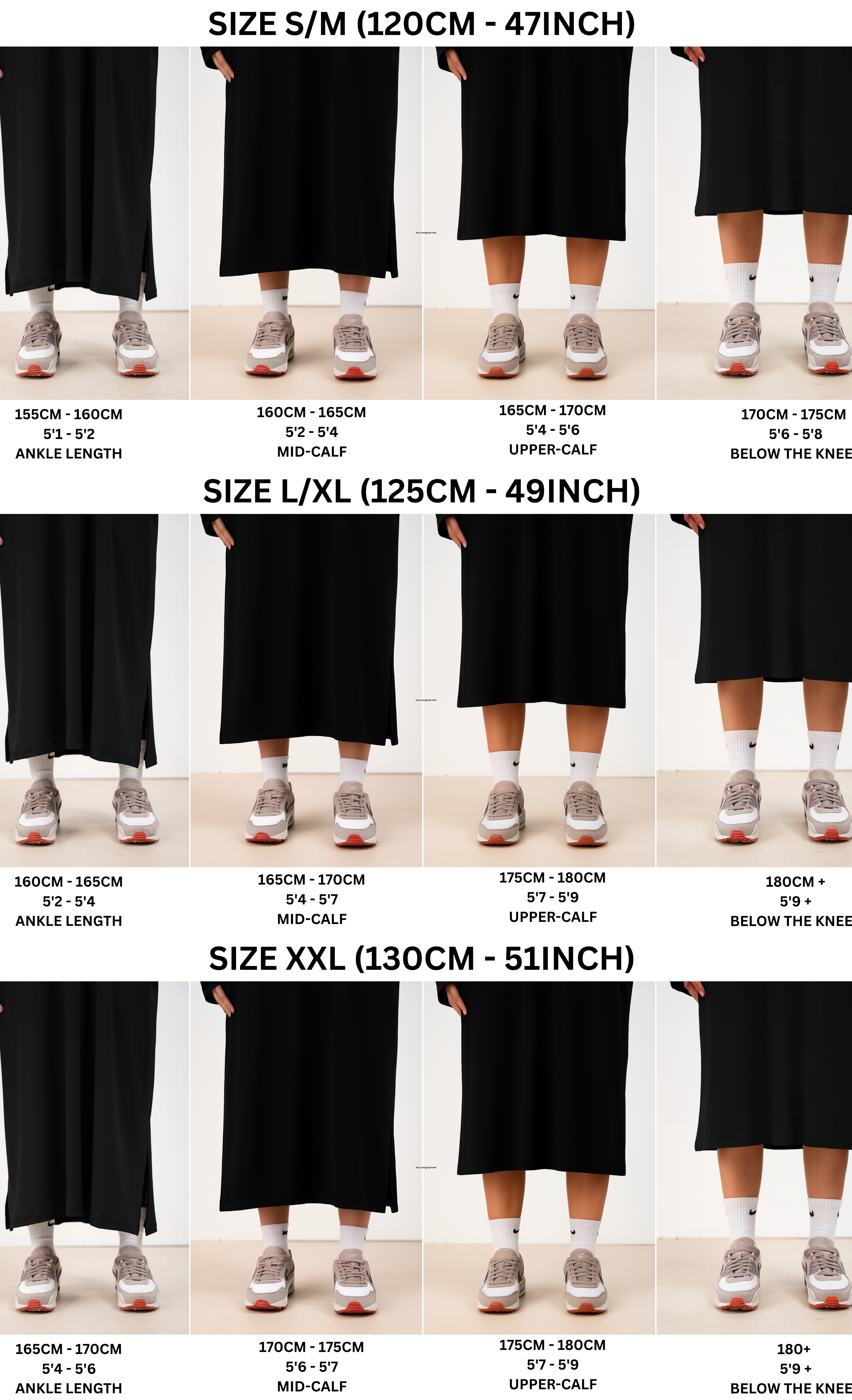 SPORT ABAYA BLACK (PRE-ORDER: verzending op 25-8) 