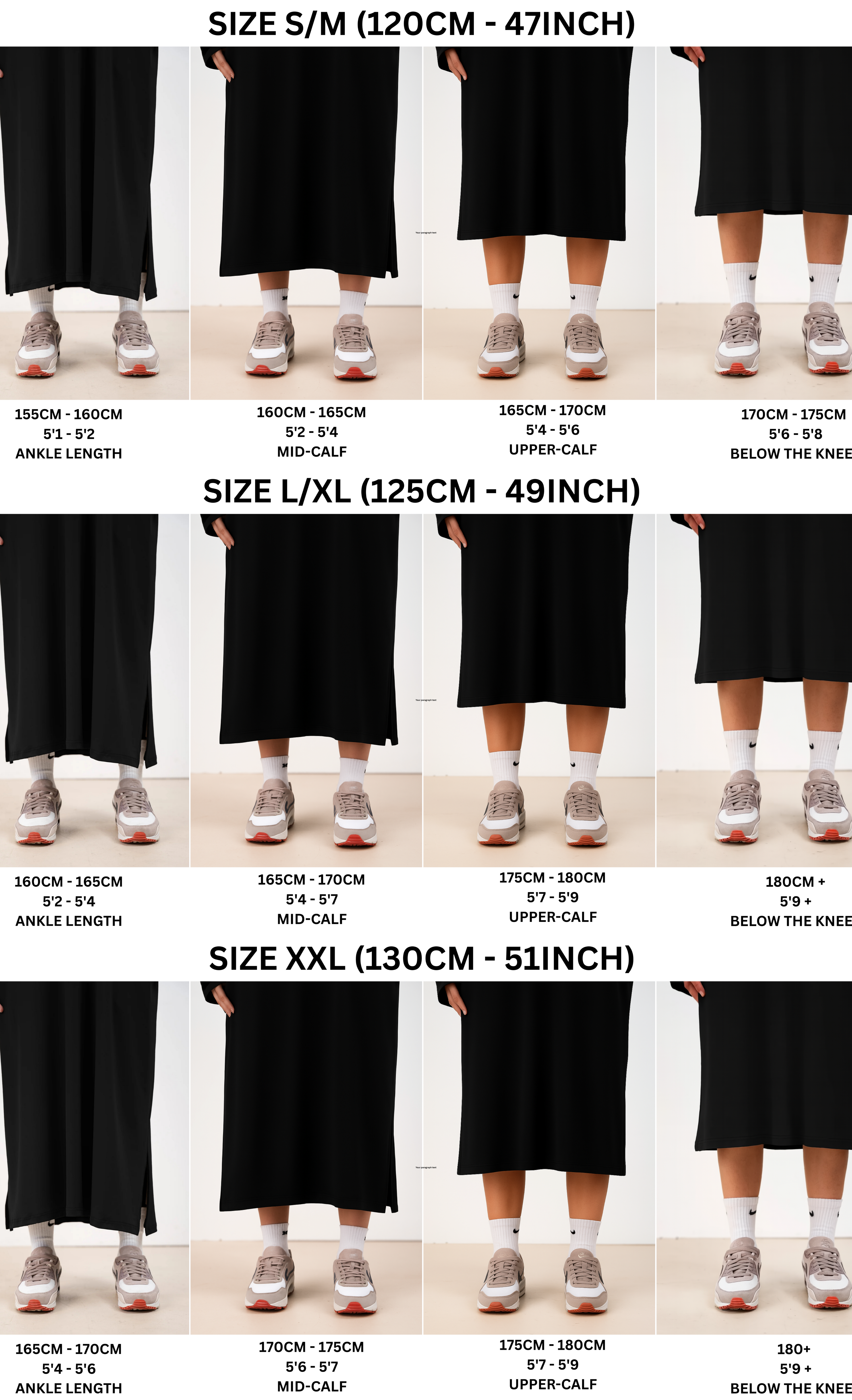 SPORT ABAYA BLACK (PRE-ORDER: verzending op 25-8) 