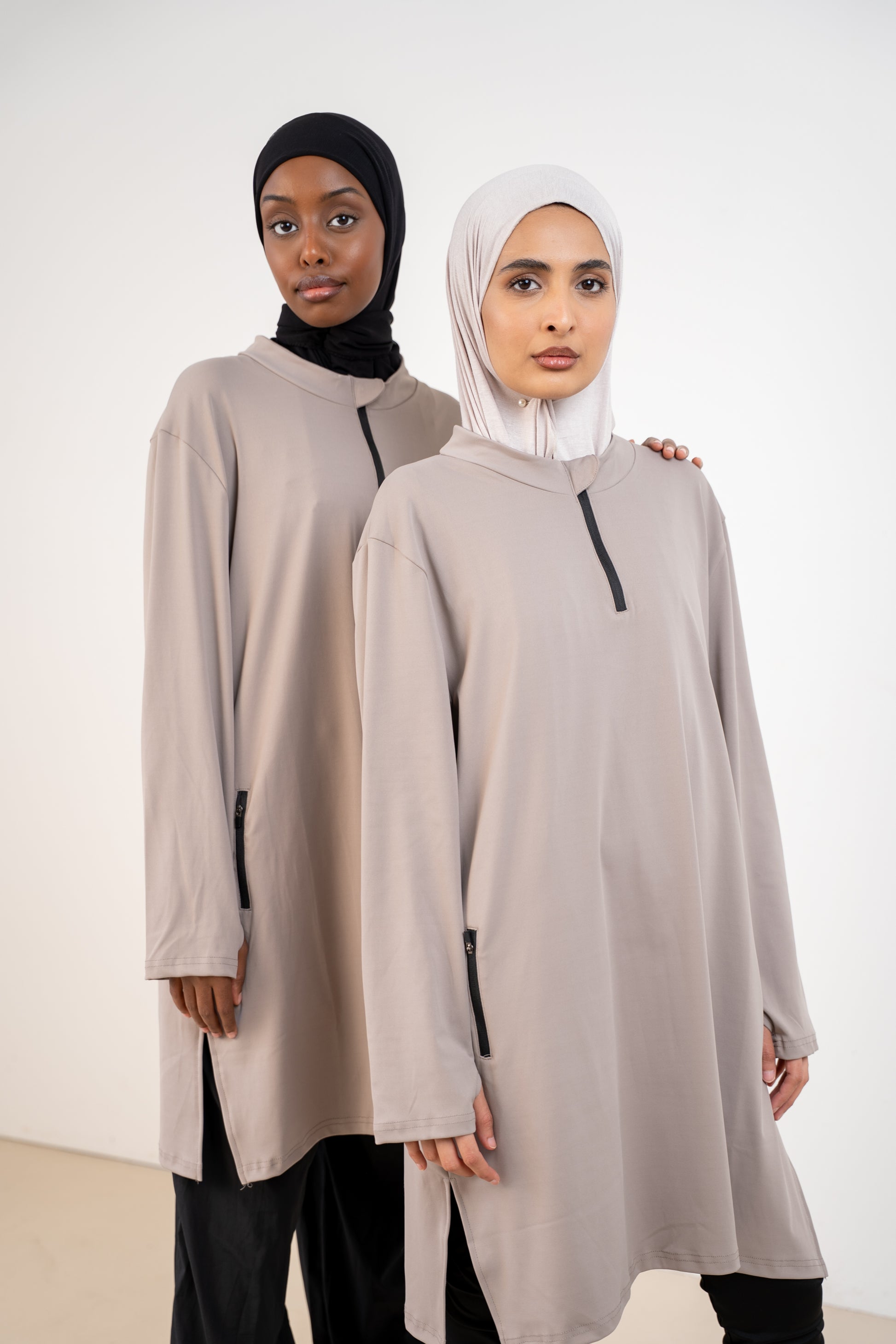 ACTIVE EASE TUNIC GREIGE
