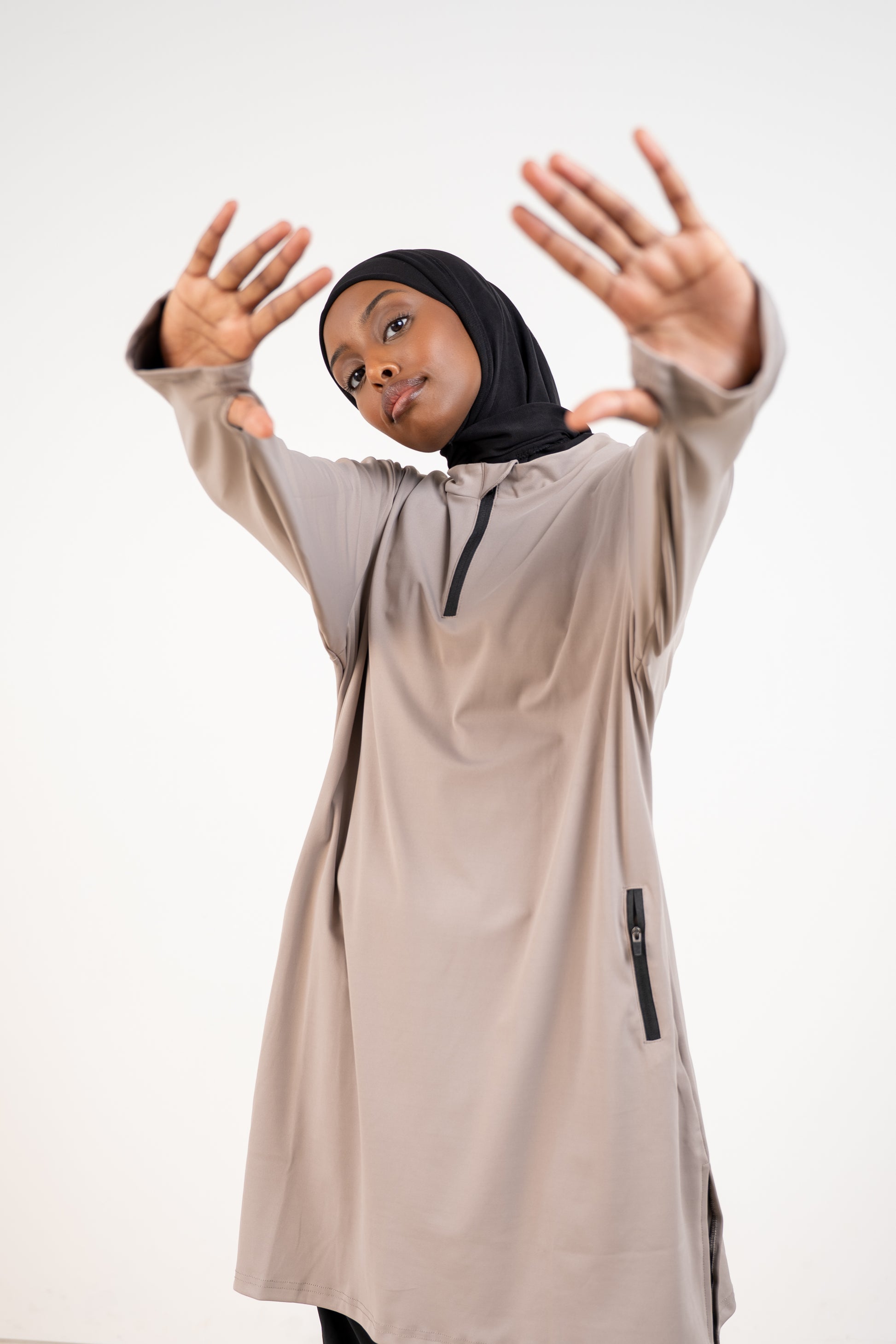 ACTIVE EASE TUNIC GREIGE