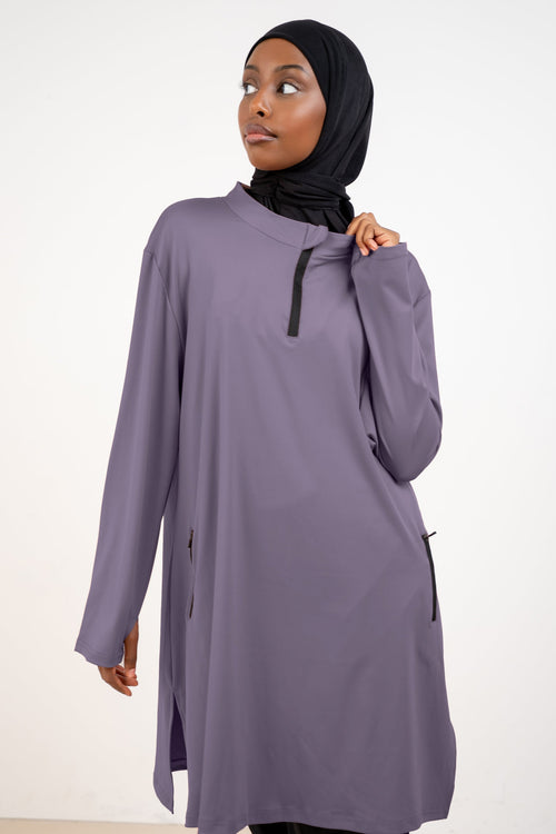ACTIVE EASE TUNIC LILAC