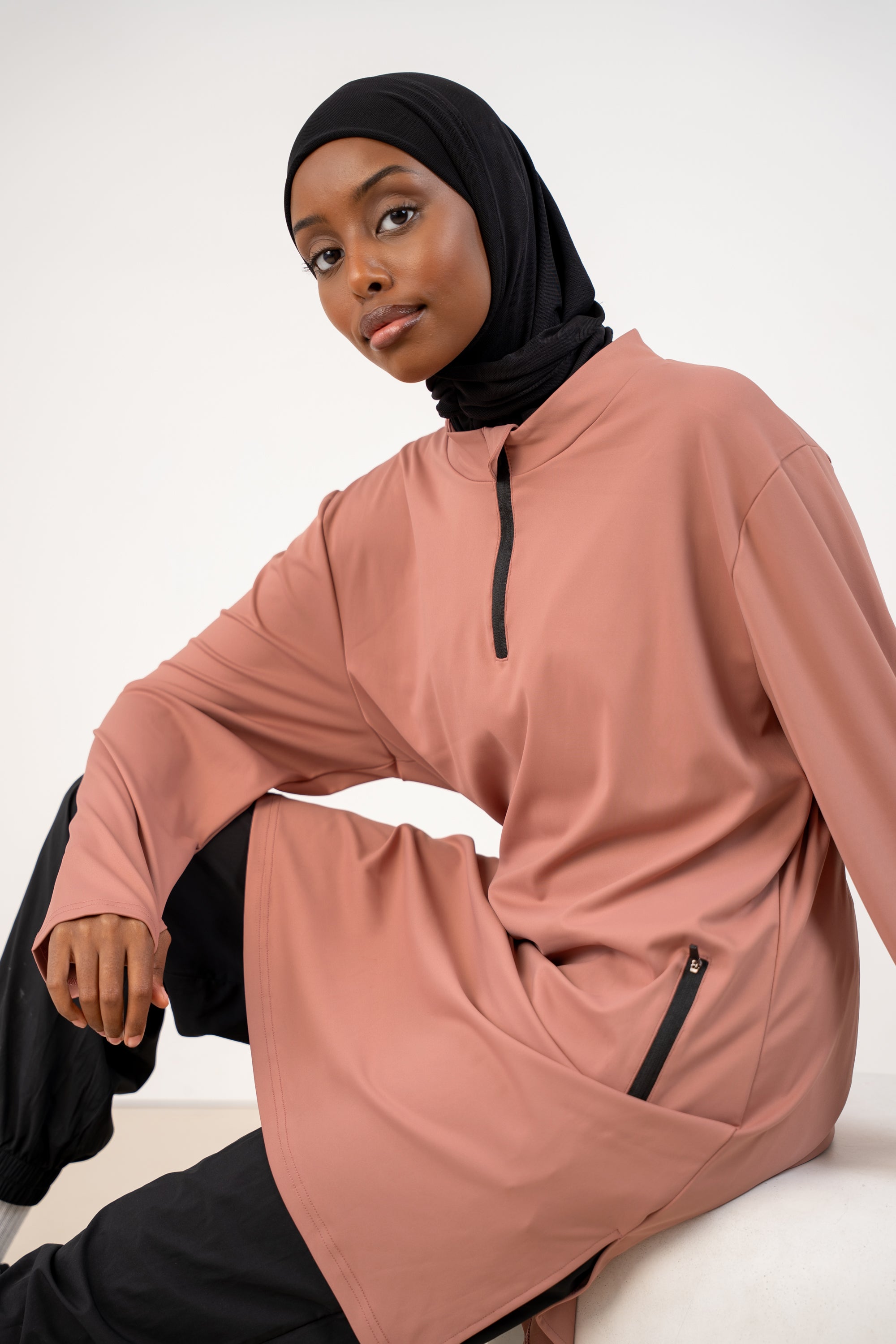 ACTIVE EASE TUNIC ROSE 