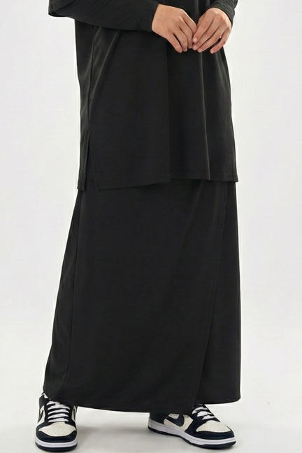 ACTIVE JOG-SKIRT BLACK