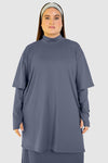 One Base Tee -   Grey Blue