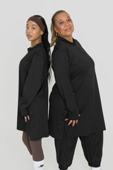 ACTIVE EASE TUNIC BLACK 