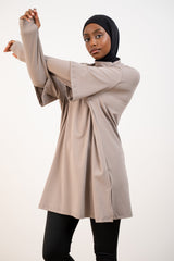 ONE BASE TEE GREIGE